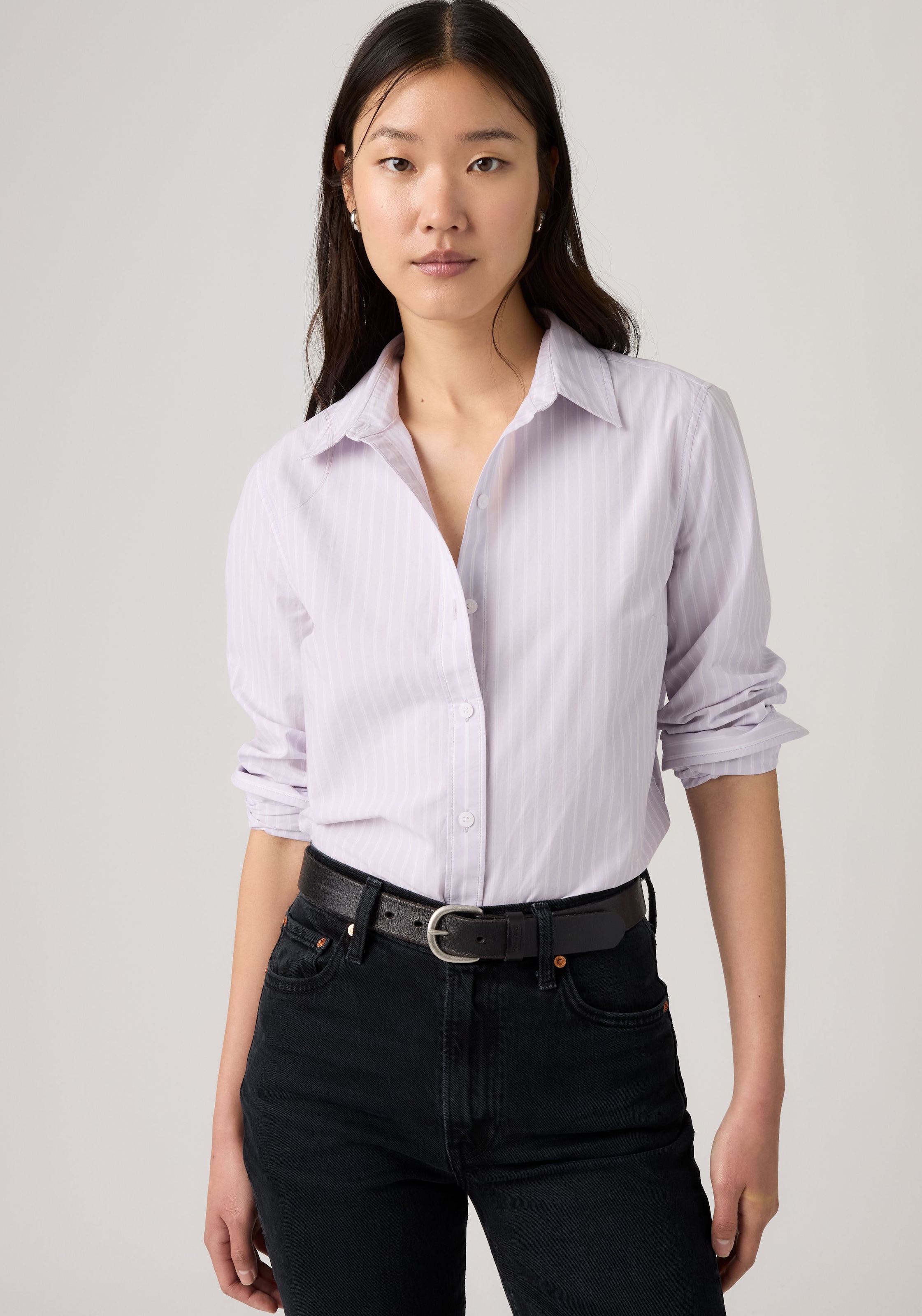 Levi's® Hemdbluse »CARLILE CLASSIC POPLIN SHIRT« Klassischer Hemdblusenkragen