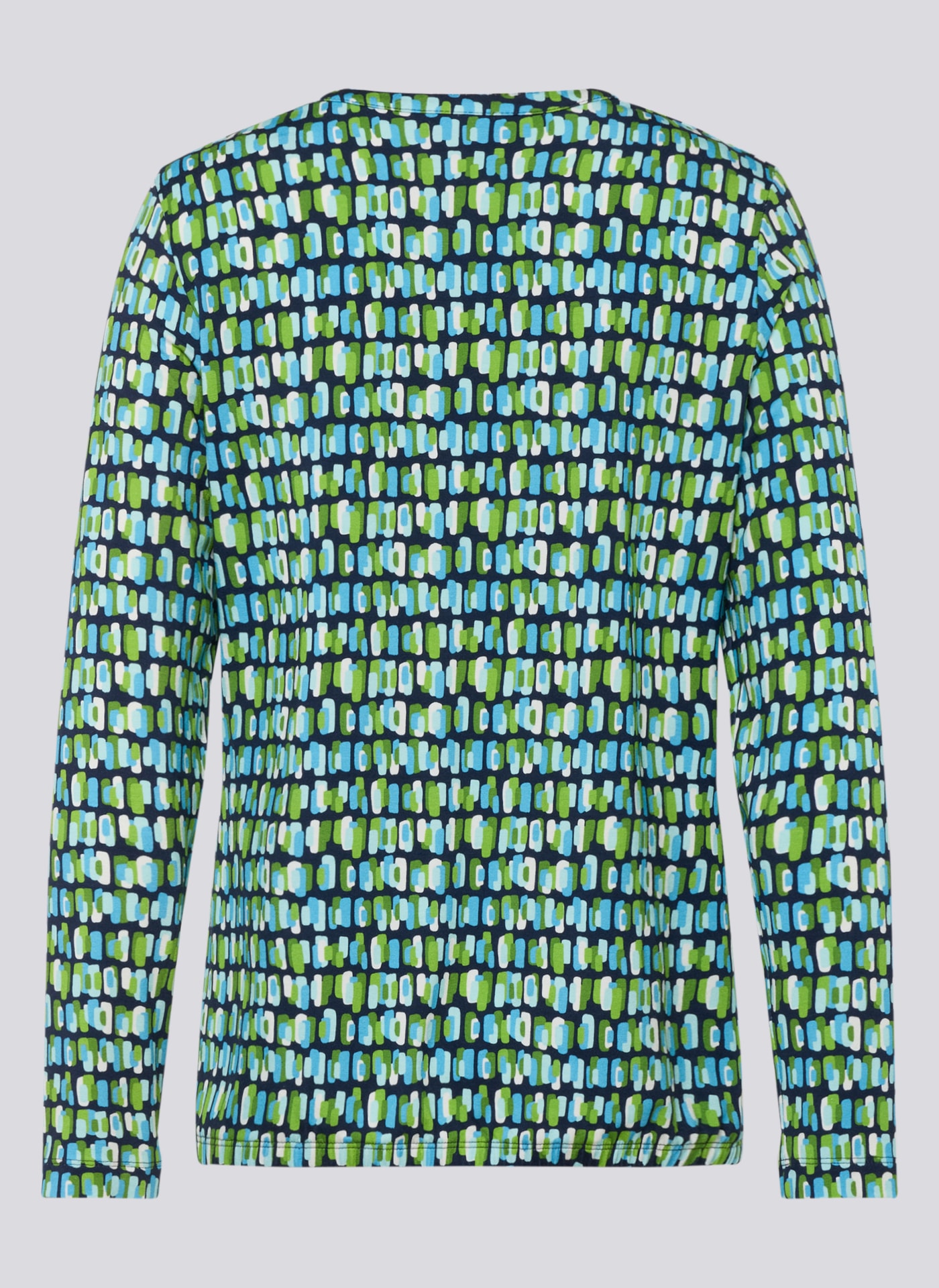 Rabe Langarmshirt mit grafischem Muster