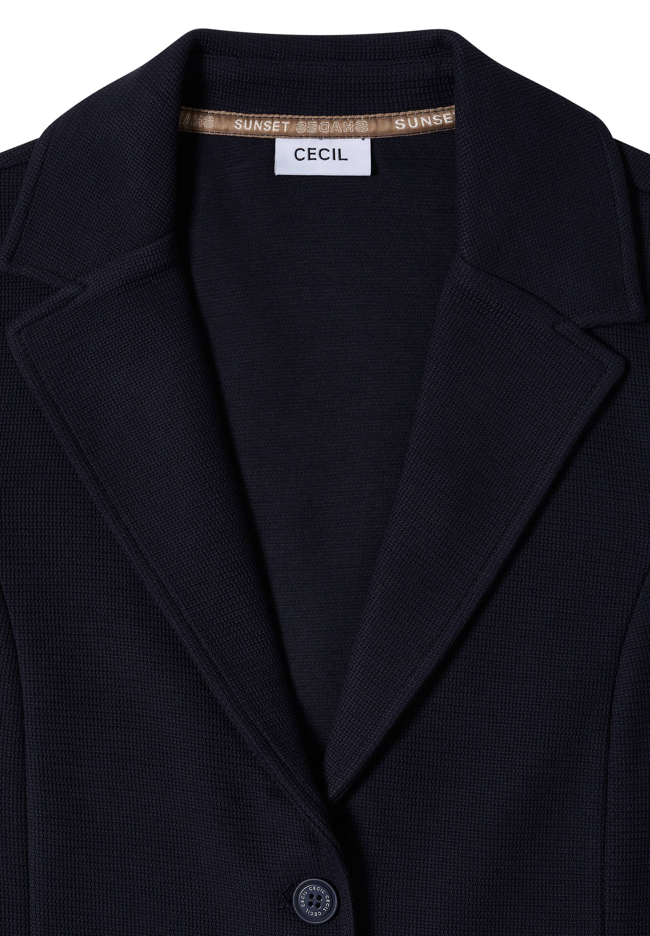 Cecil Jackenblazer mit Struktur in Unifarbe