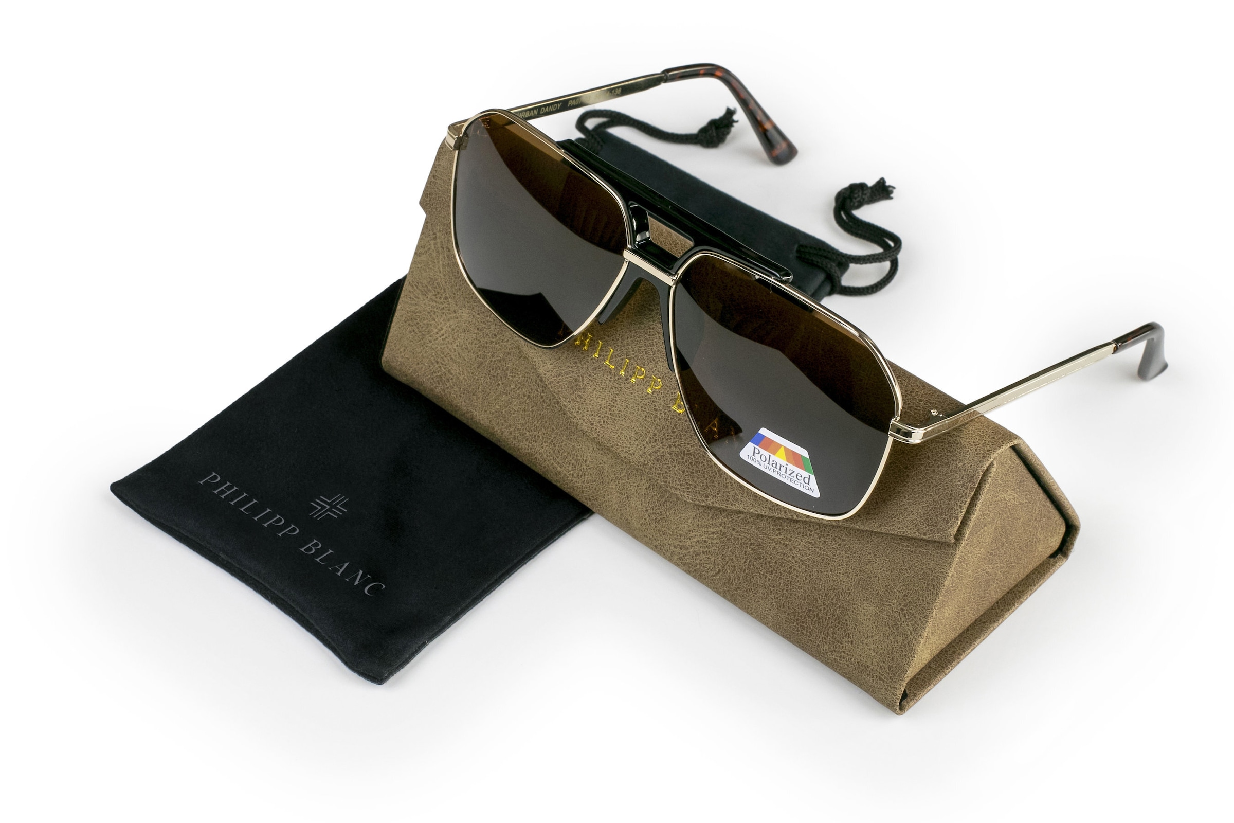 PHILIPP BLANC Sonnenbrille »PA07-03« Glas 0,74 mm, polarisierte Gläser, UV400, CAT3.0