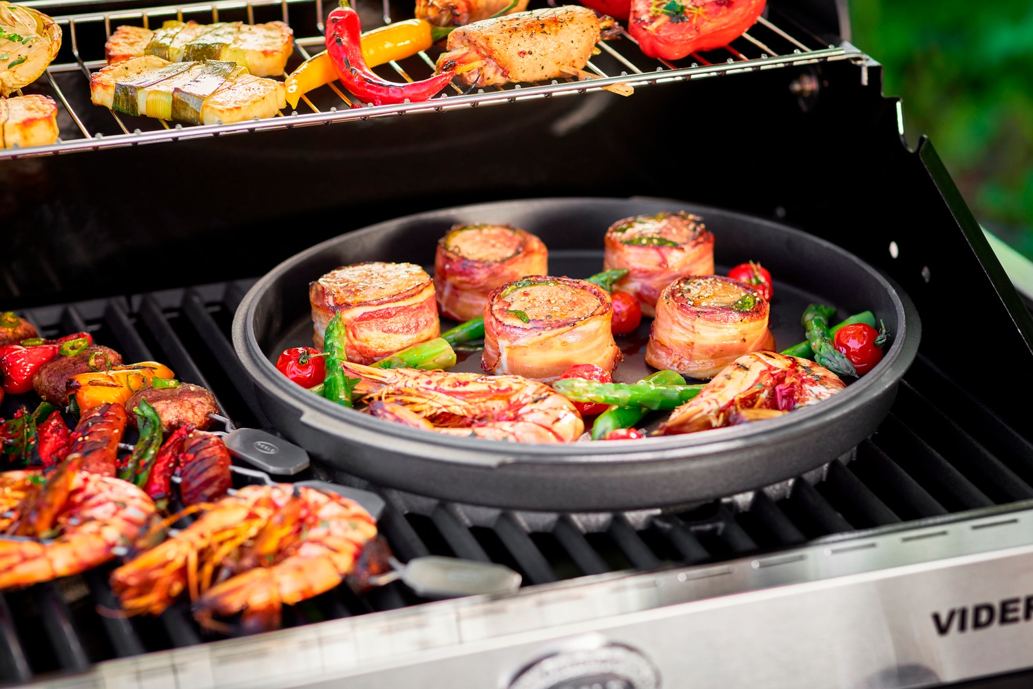RÖSLE Grillrost »VARIO, 25442«, emailliertes Gusseisen für VARIO-Einsätze, zu VIDERO G2/G4/G6
