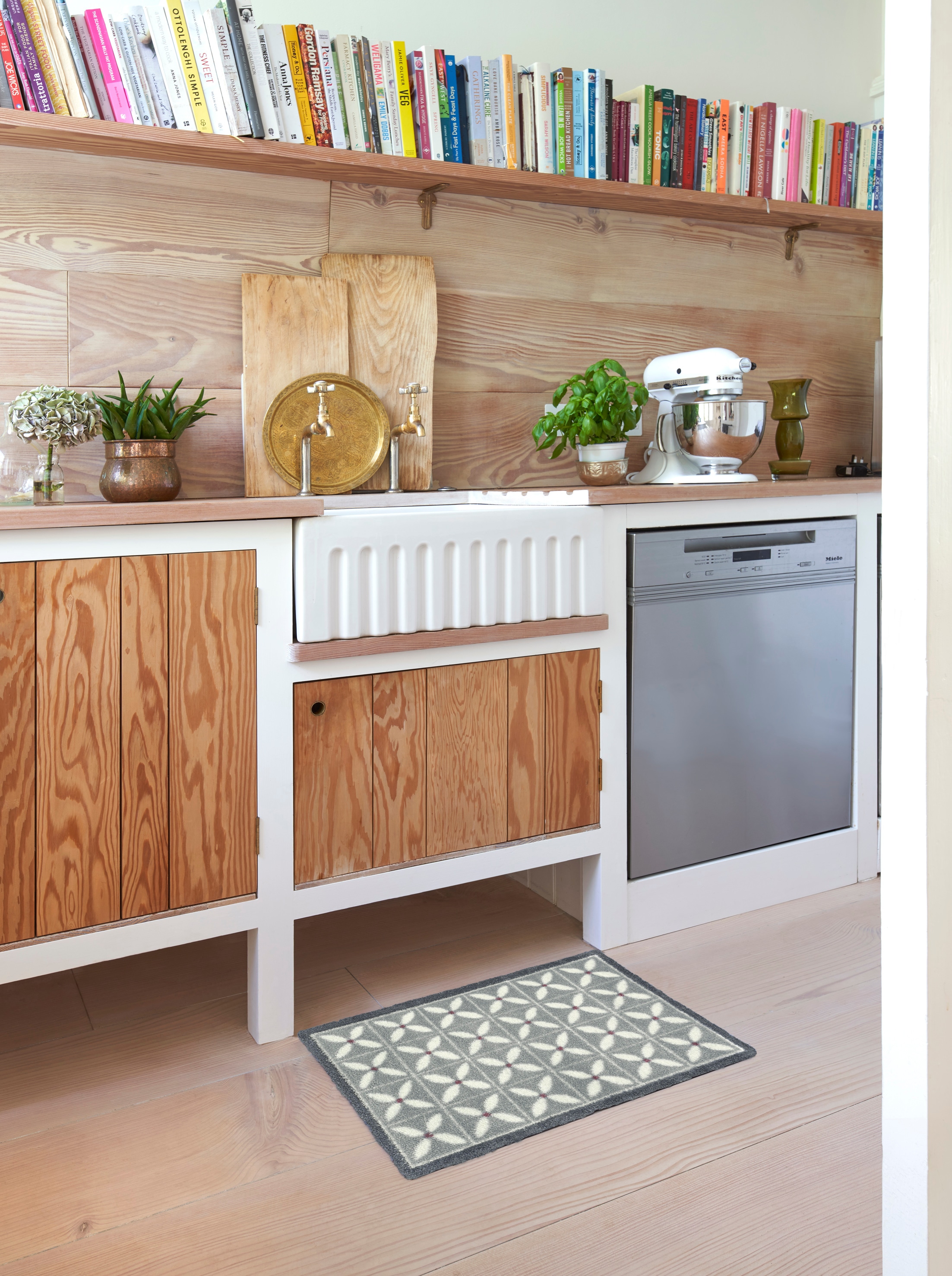 Turtle Mat Fußmatte »Flower Fields Grey« rechteckig 9 mm Höhe