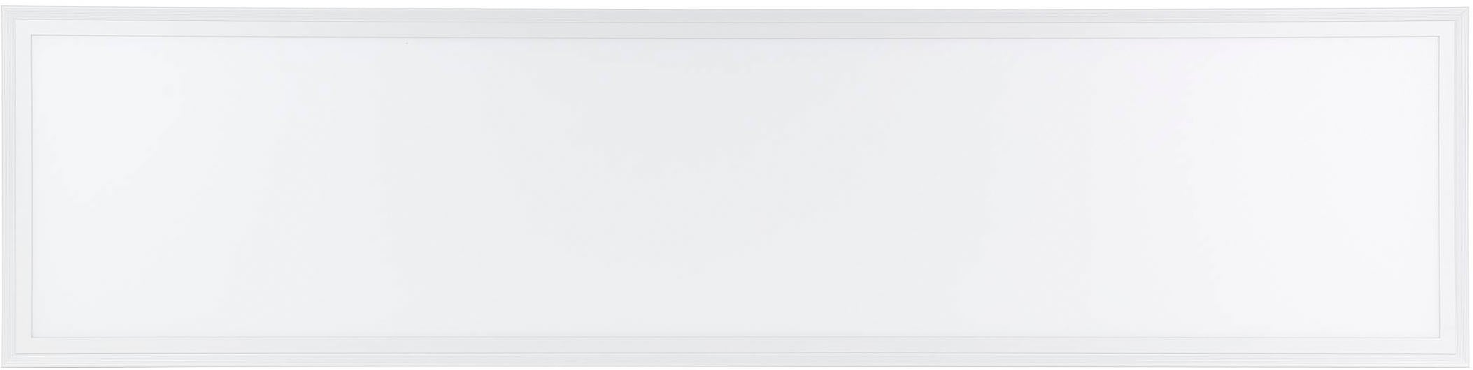 EGLO Rasterleuchte »Salobrena 1 Einbauleuchte, Deckenlampe, Aluminium, Kunststoff, Lampe« LED-Modul 1 Stk. Neutralweiß Rasterleuchte - L120 x B30 x H1,1 cm - weiß - 33W inkl.