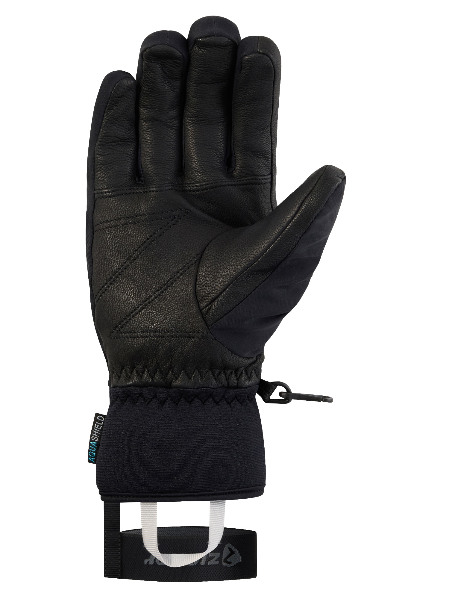 Ziener Skihandschuhe »GENDING-Z AQUASHIELD® PrimaLoft®« wasserdicht, winddicht, atmungsaktiv, extra warm, Lederinnenhand