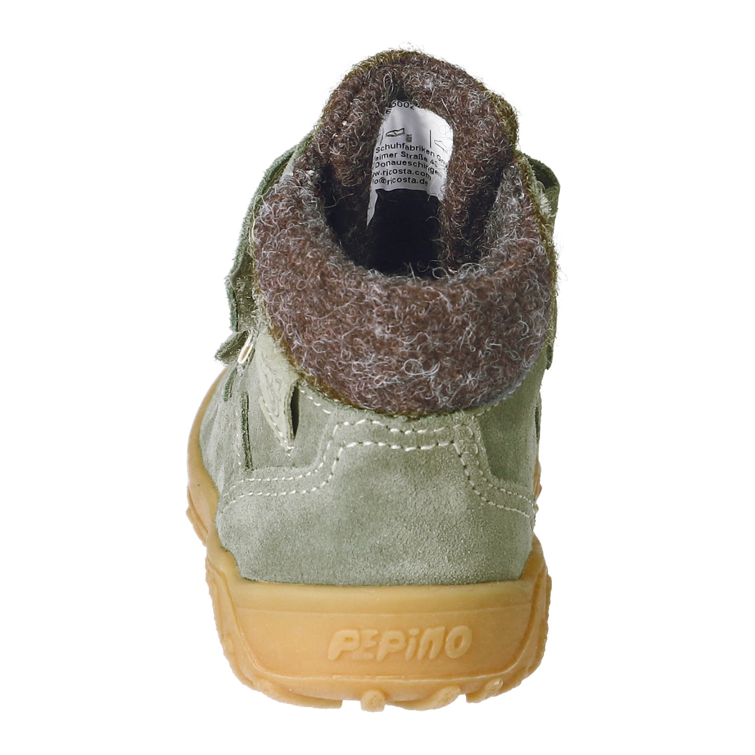 PEPINO by RICOSTA Lauflernschuh »Donte 50 WMS: weit«  Winterboots, Klettschuh mit TEX, Größenschablone zum Download