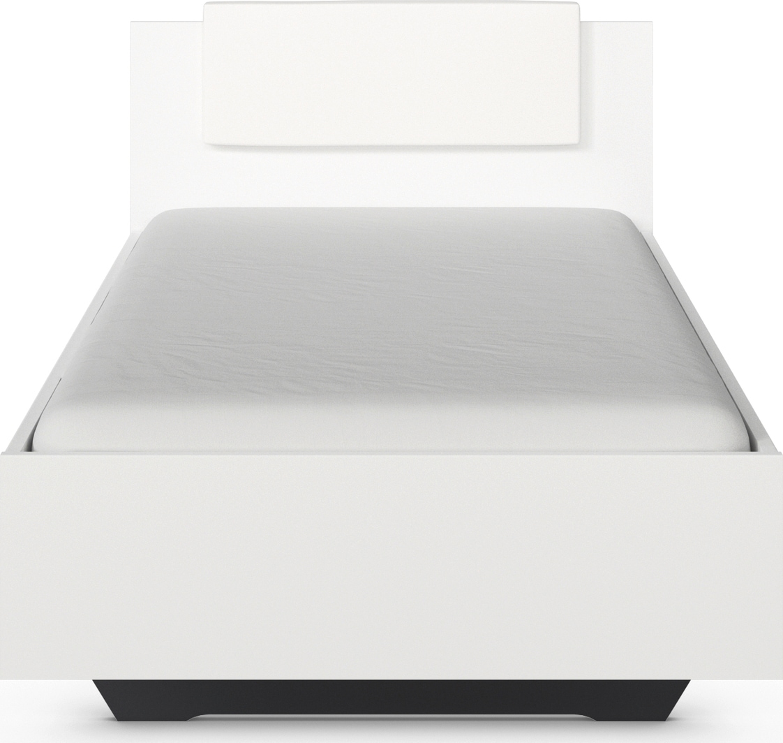 rauch Bett »Maika«, mit abnehmbarer Polsterauflage in Lederoptik