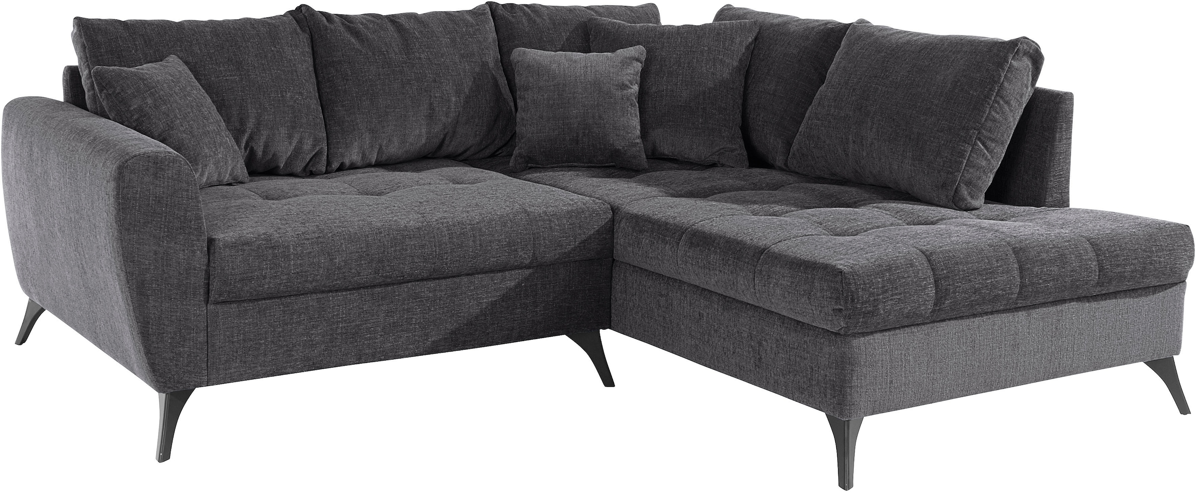 INOSIGN Ecksofa »Lörby L-Form«, Belastbarkeit bis 140kg pro Sitzplatz, auch mit Aqua clean-Bezug