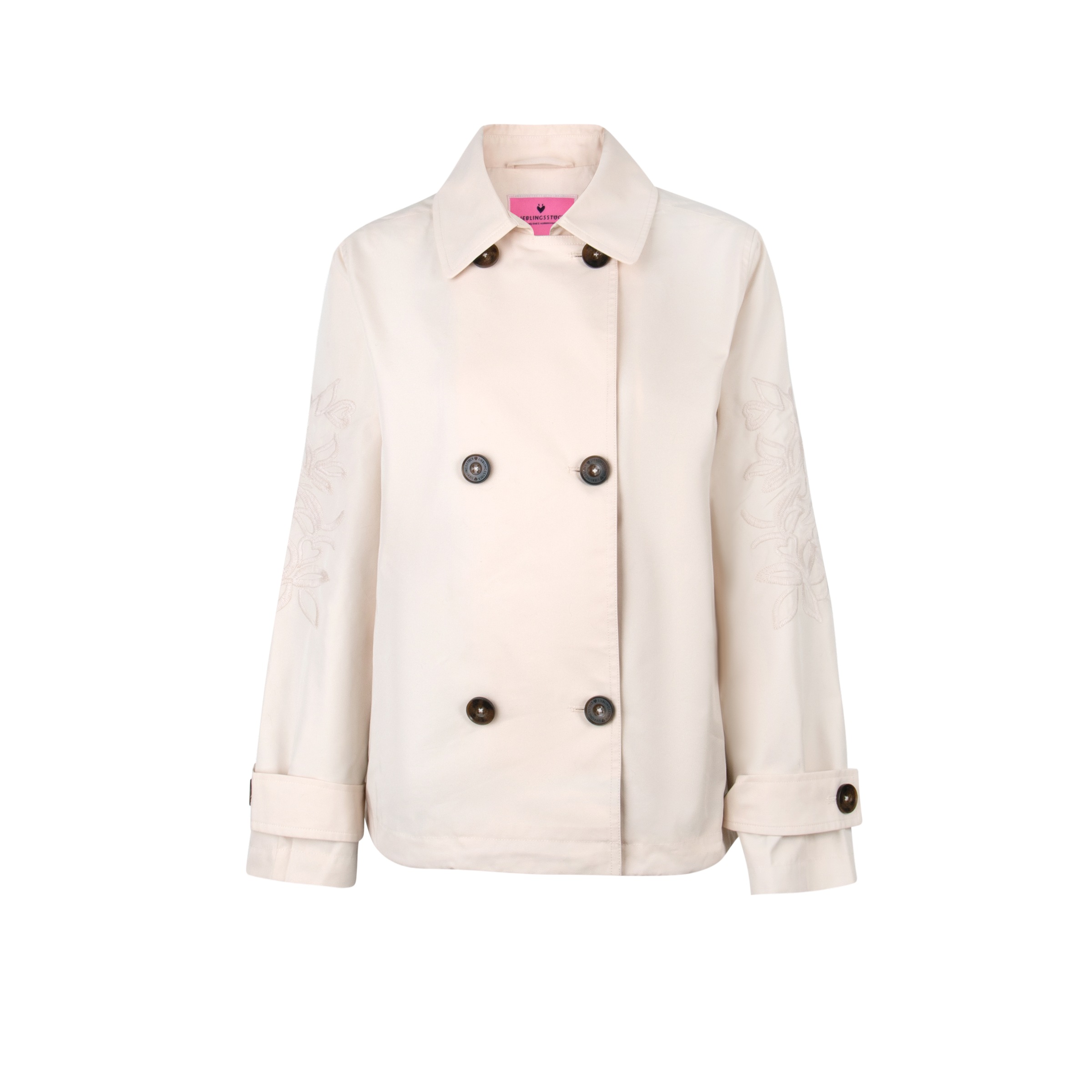 Lieblingsstück Kurzjacke »IniaL« mit Stickerei am Ärmel