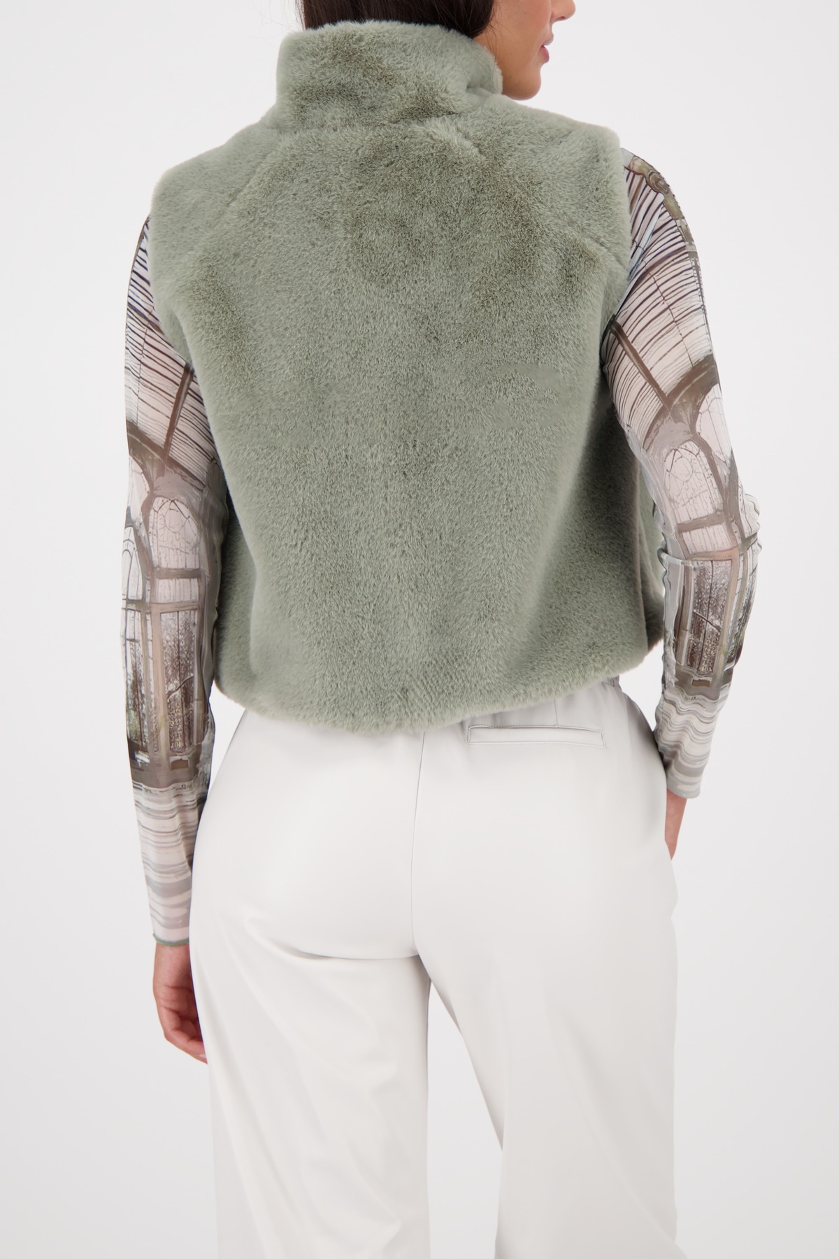 Monari Fellimitatweste »Weste fake fur«