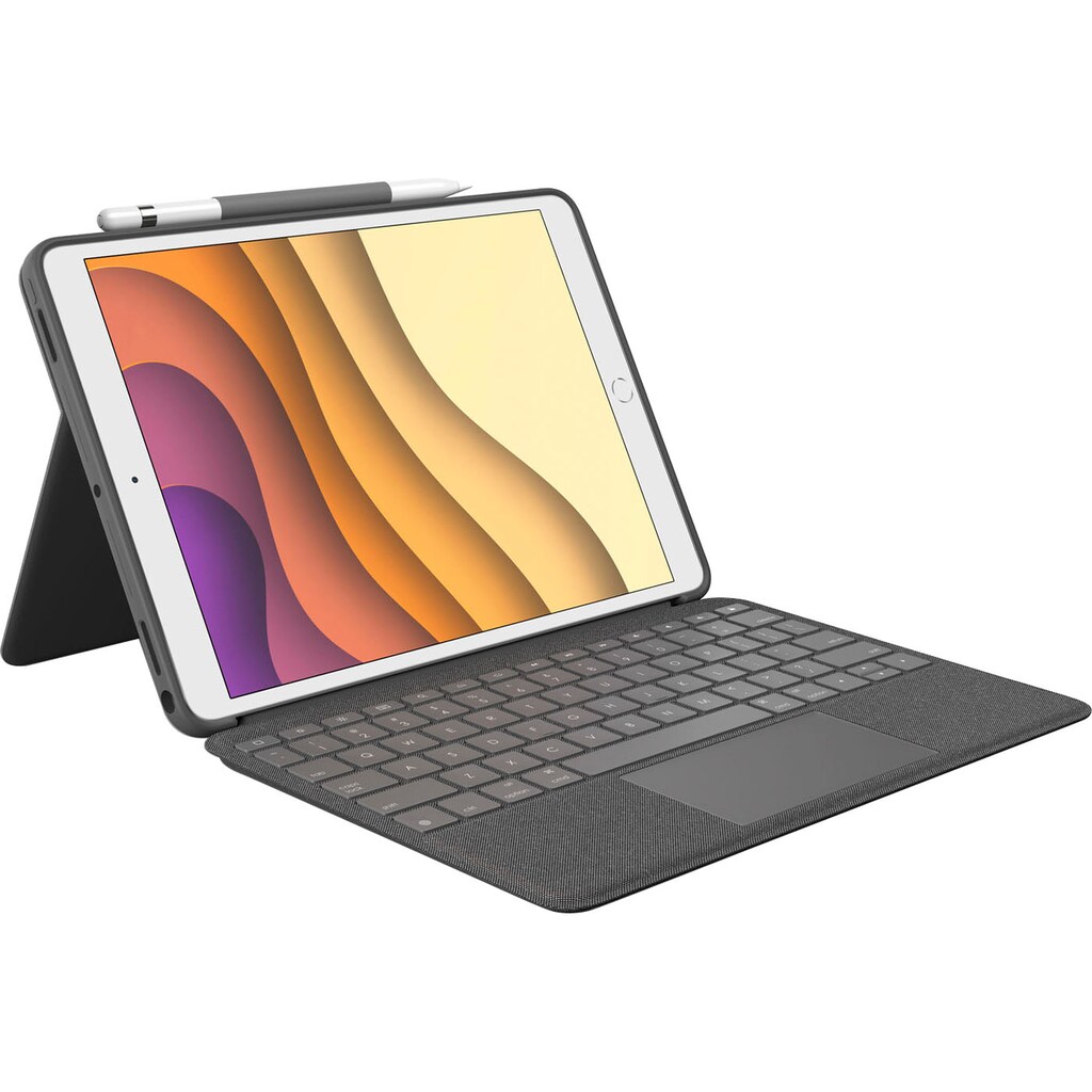 Logitech iPad-Tastatur »Combo Touch für iPad Air (3. Generation) und iPad Pro 10,5 Zoll«, (Touchpad)