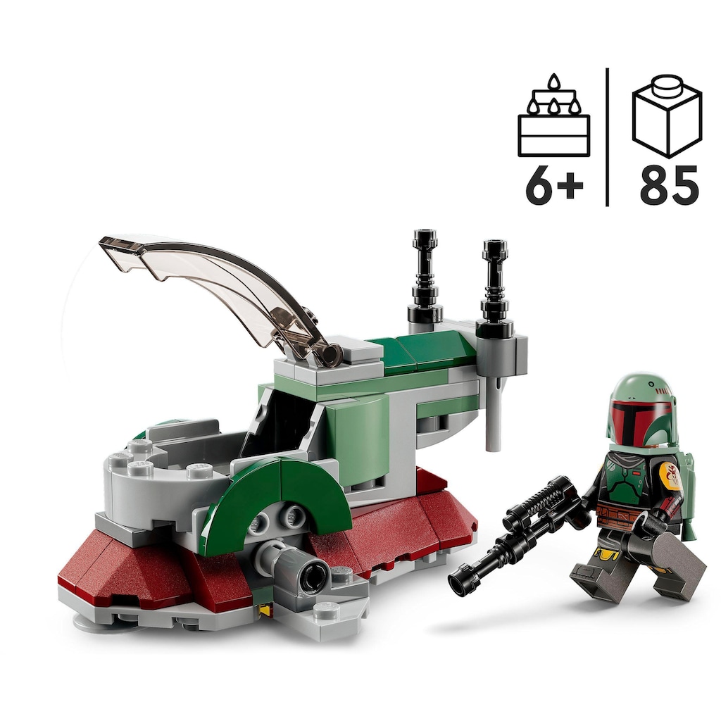 LEGO® Konstruktionsspielsteine »Boba Fetts Starship™ – Microfighter (75344), LEGO® Star Wars™«