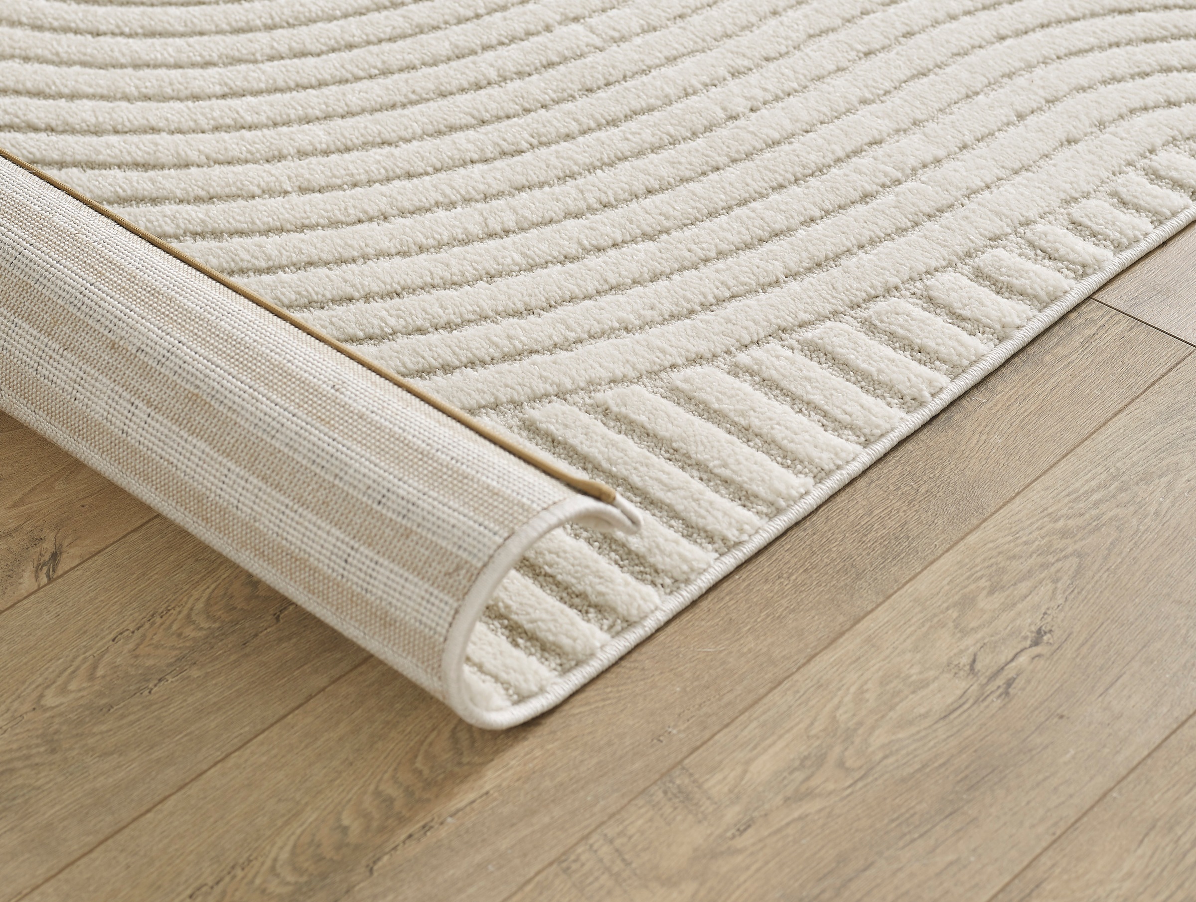 merinos Teppich »Elio« rechteckig 16 mm Höhe moderner Kurzflor Teppich mit Hoch-Tief-Effekt, 3D Effekt