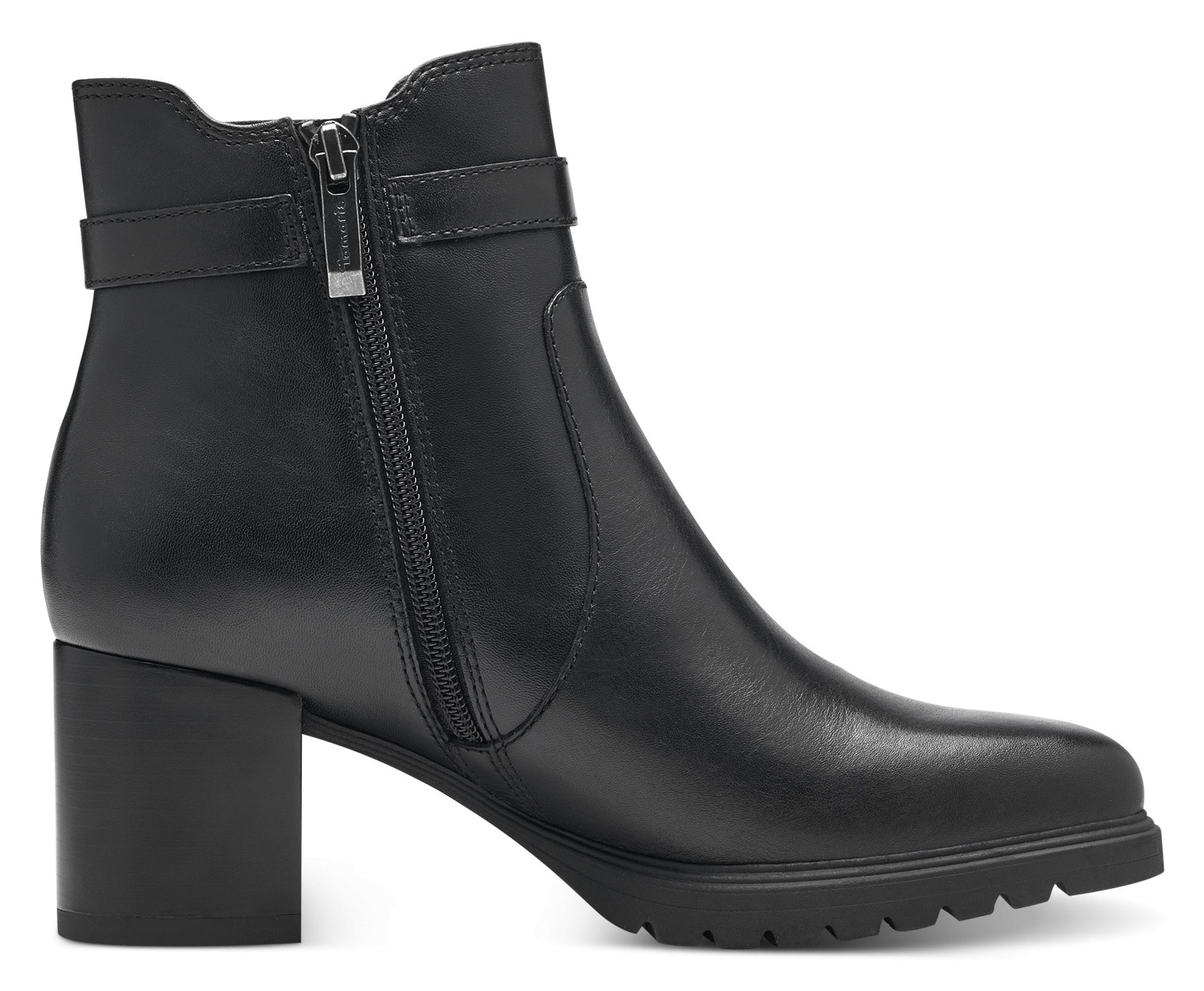 Tamaris Stiefelette, mit trendiger Zierschnalle am Schaftrand