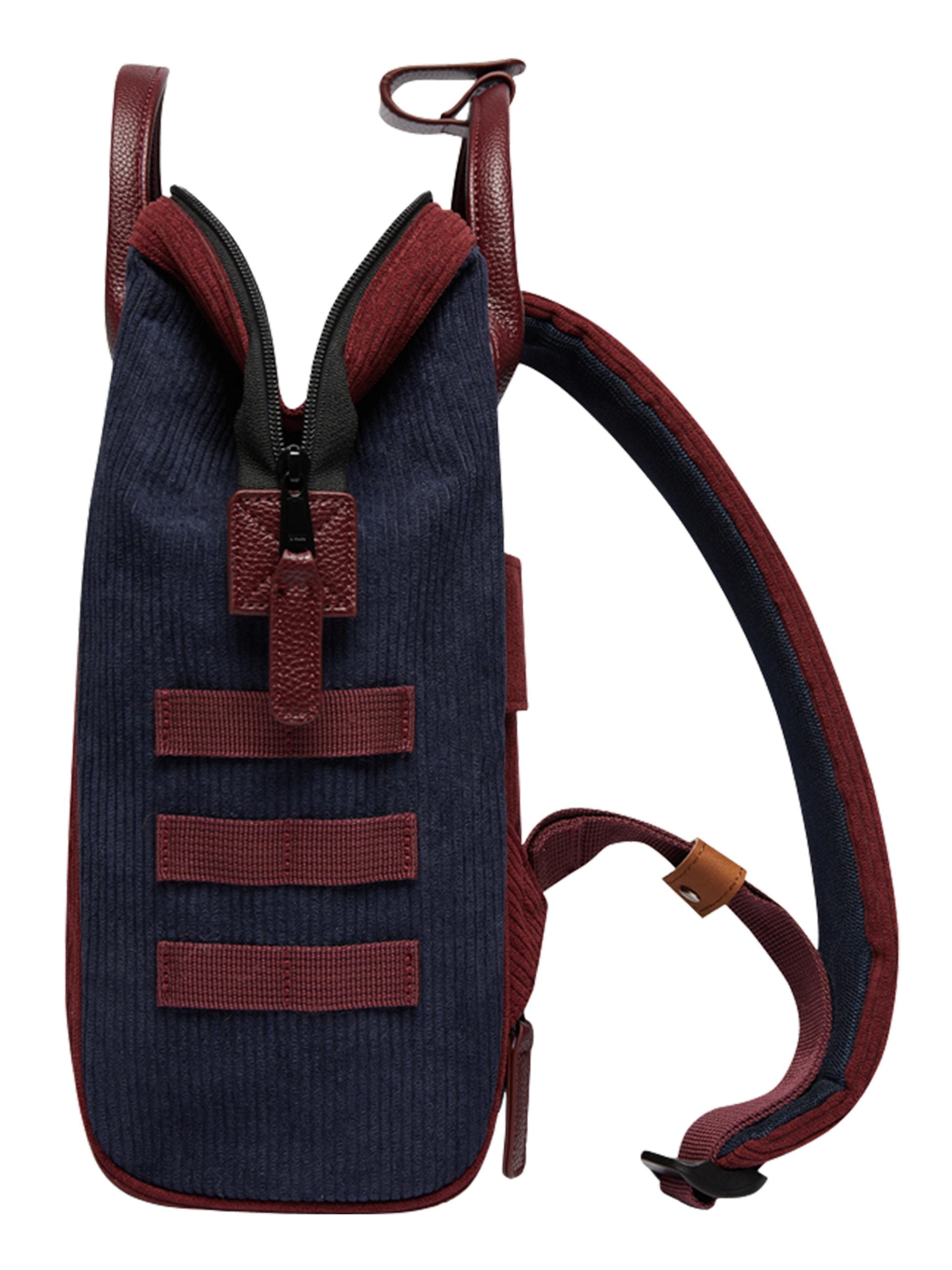 CABAIA Tagesrucksack »Tagesrucksack Adventurer S Cord Recycled«, Cord-Rucksack mit austauschbaren Vordertaschen