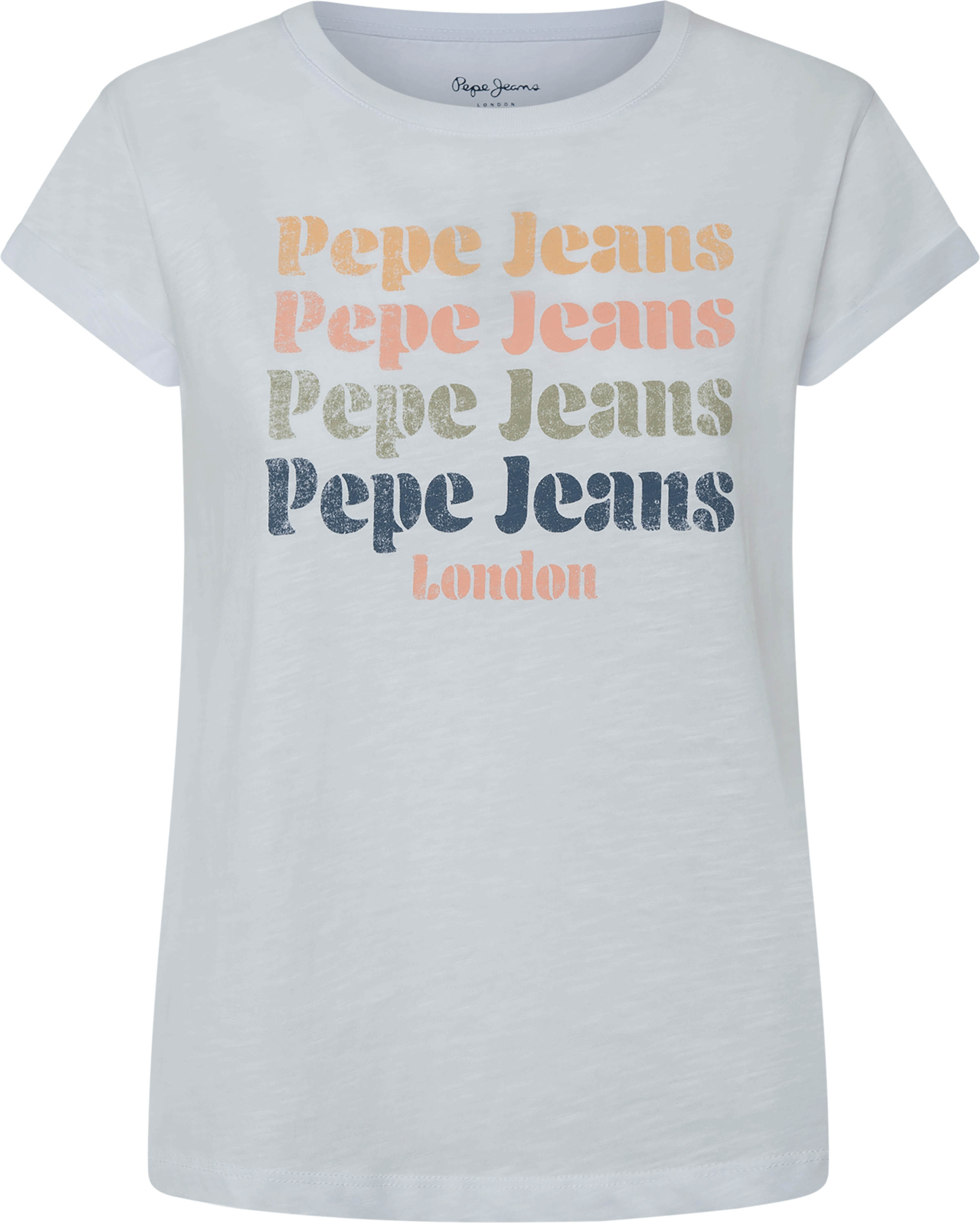Pepe Jeans T-Shirt »EILEEN«, aus strukturierter Baumwollqualiät