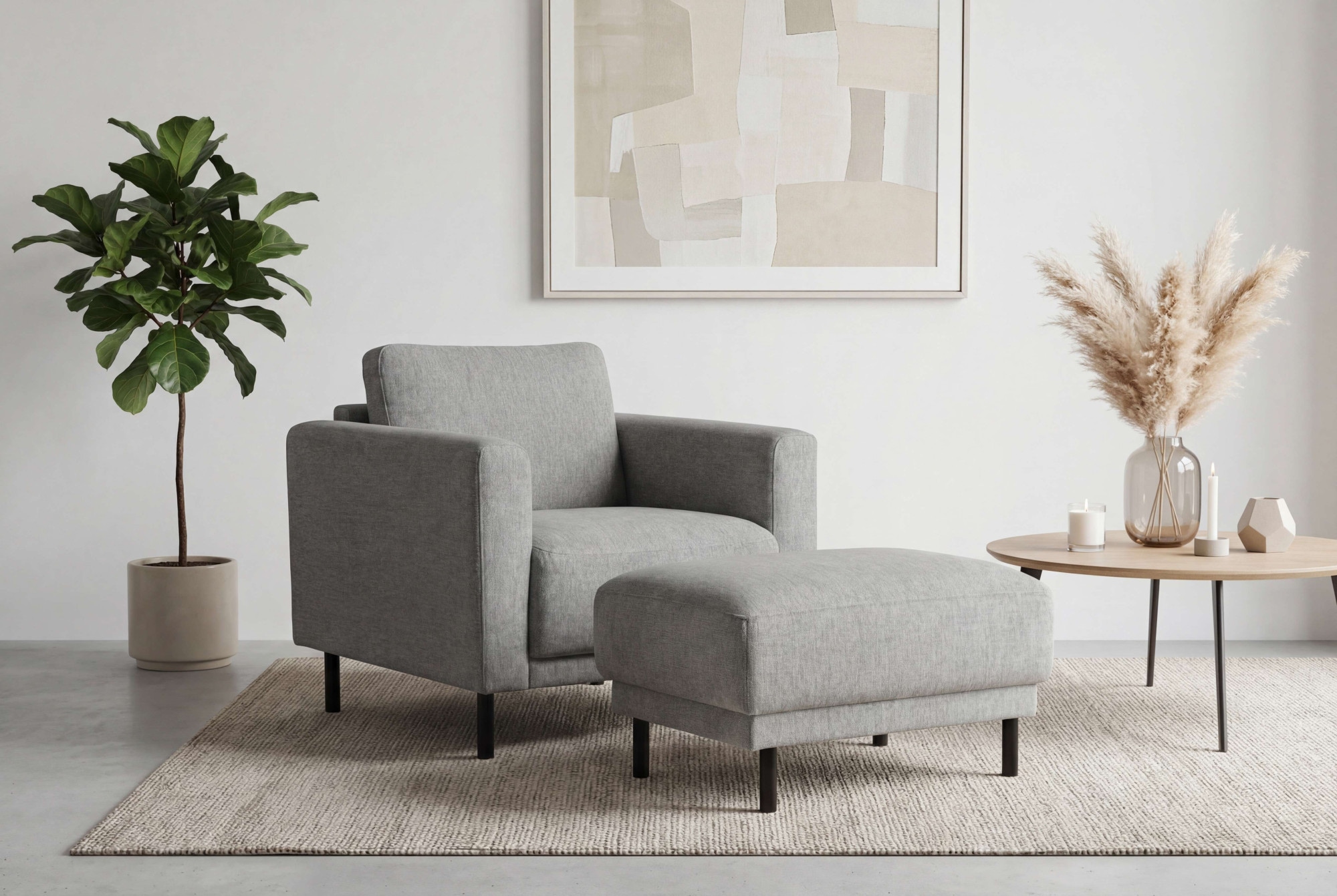Home affaire Sessel »Sveeva, Breite 78 cm, schwarze Metallfüße« langlebiger Webstoff, viele Farben zur Auswahl