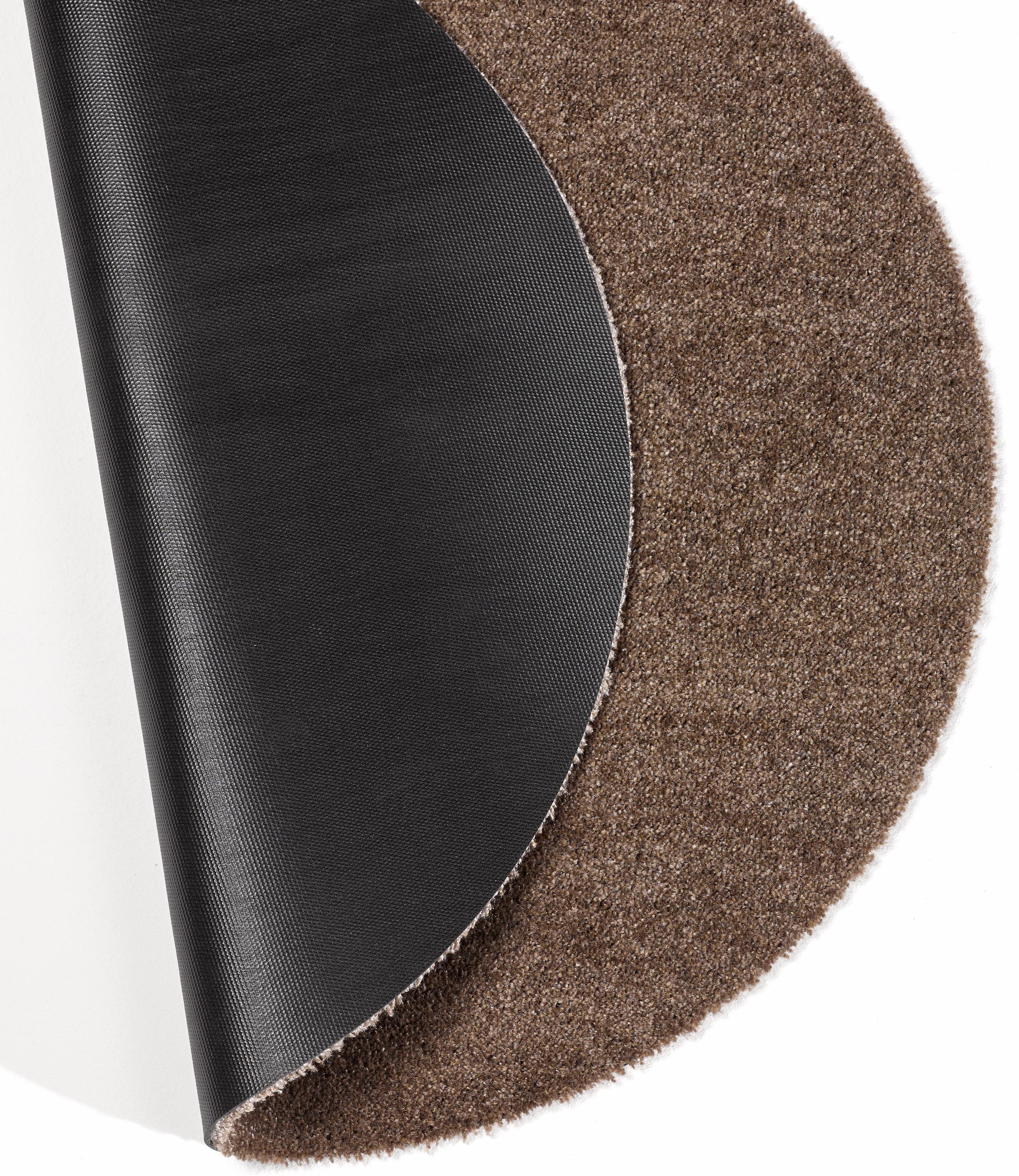 HANSE Home Teppich »Deko Soft«, rund, 7 mm Höhe, waschbar, Unifarben Design, Rutschfest,Robust, Pflegeleicht, Saugfähig