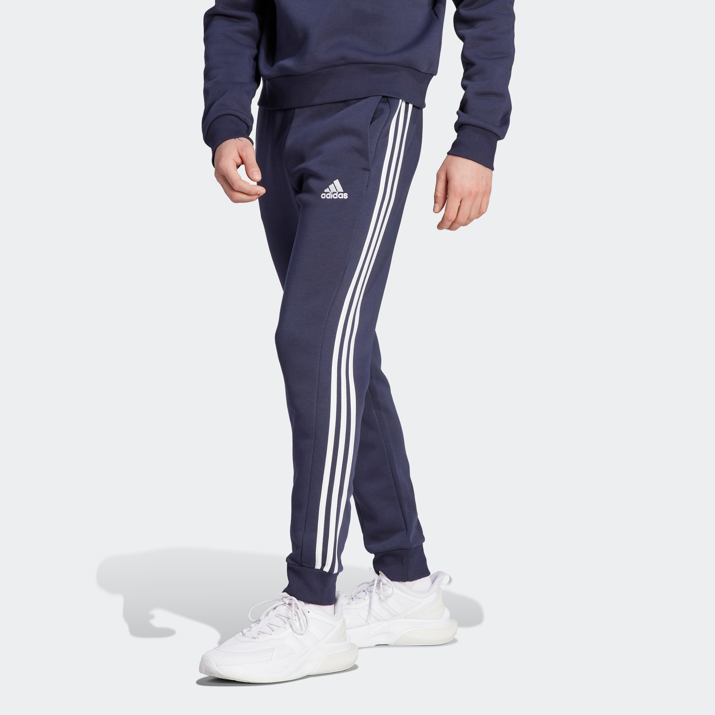 adidas Sportswear Sporthose 3STREIFEN »ESSENTIALS CUFF bei (1 tlg.) HOSE«, TAPERED