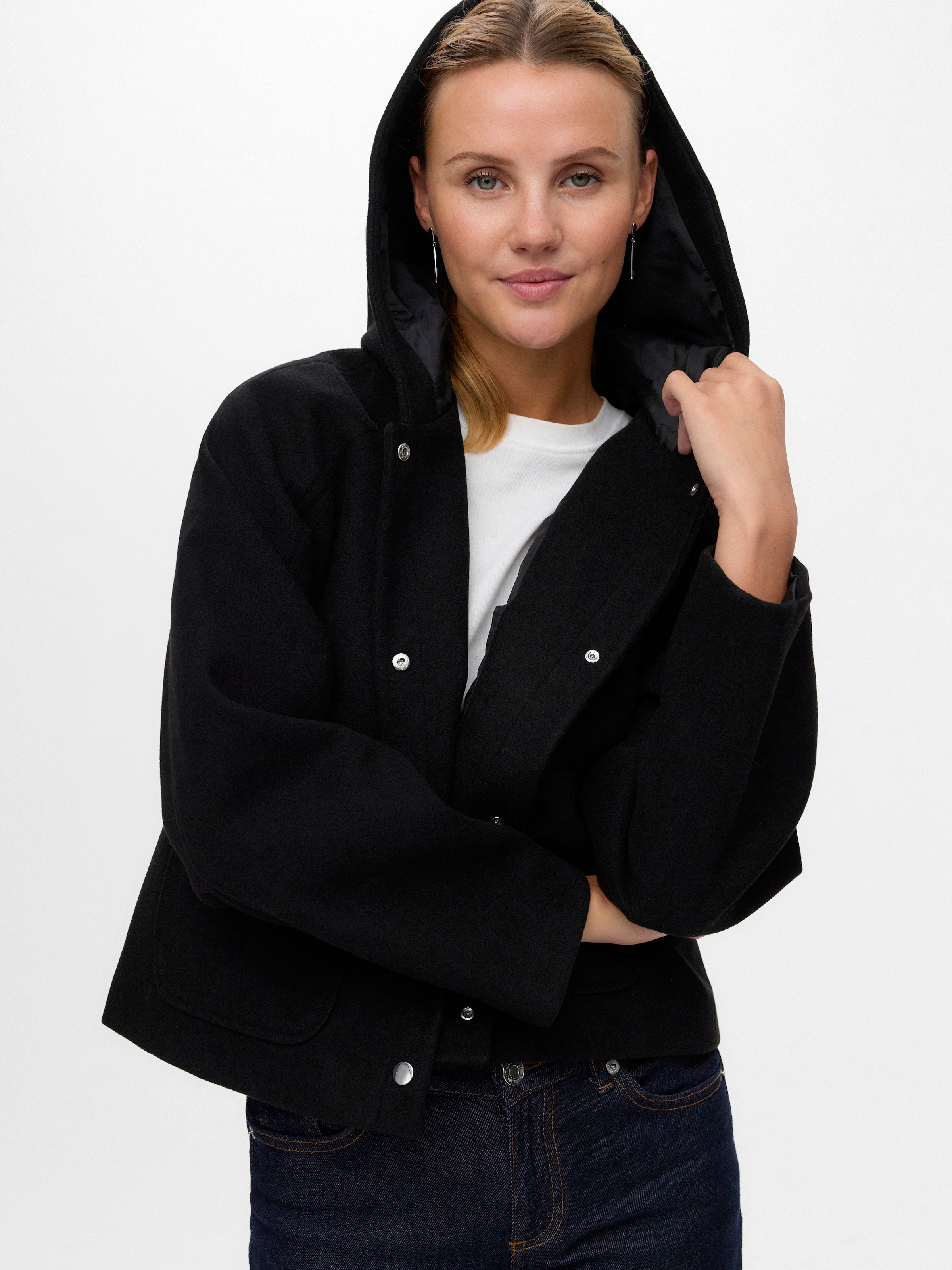 Vero Moda Kurzjacke »VMFORTUNEROME SHORT JACKET GA BOO«, mit Kapuze