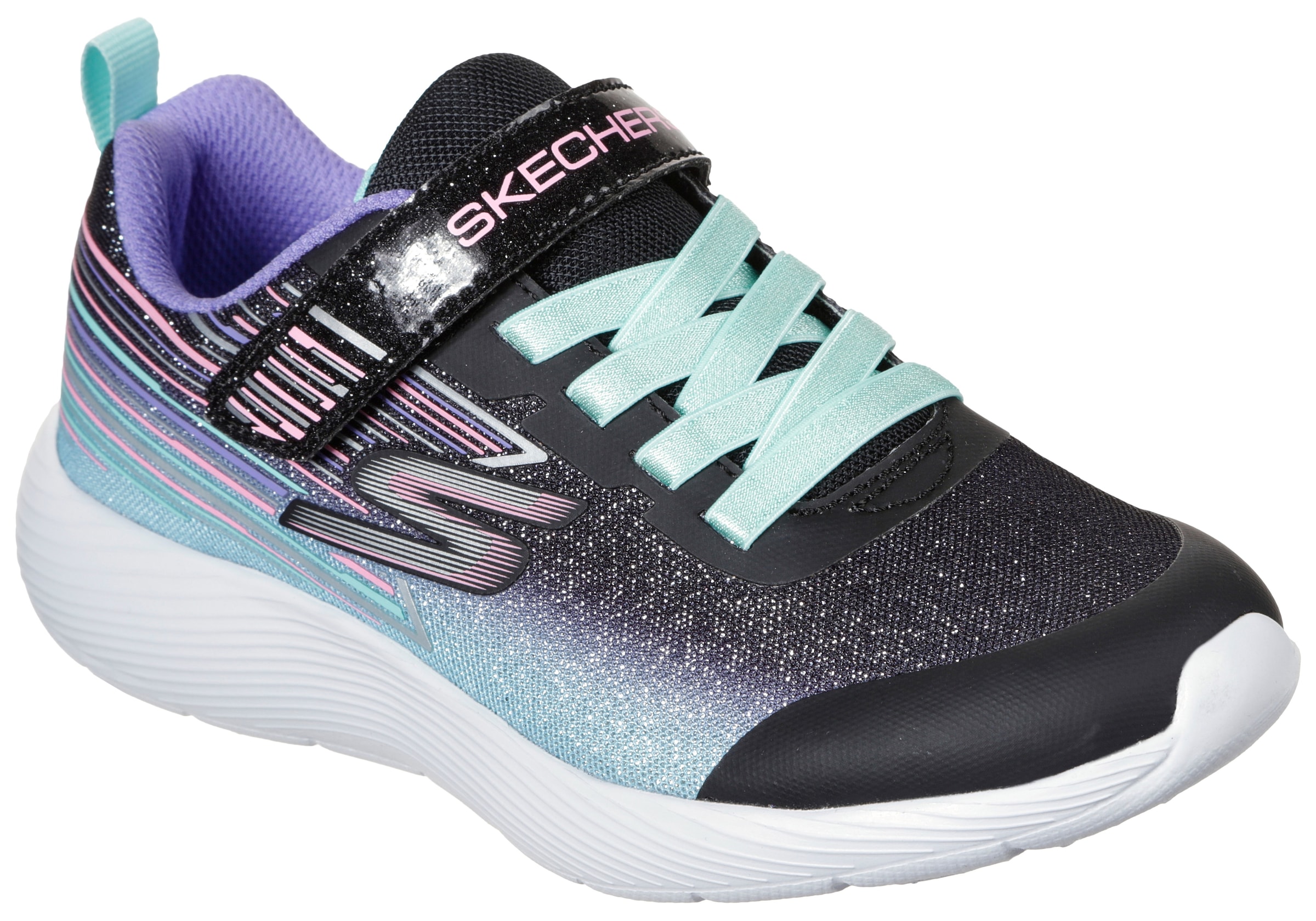 Skechers Kids Sneaker »DYNA-LITE-SHIMMER STREAKS«, mit Glitzerdetails bei ♕