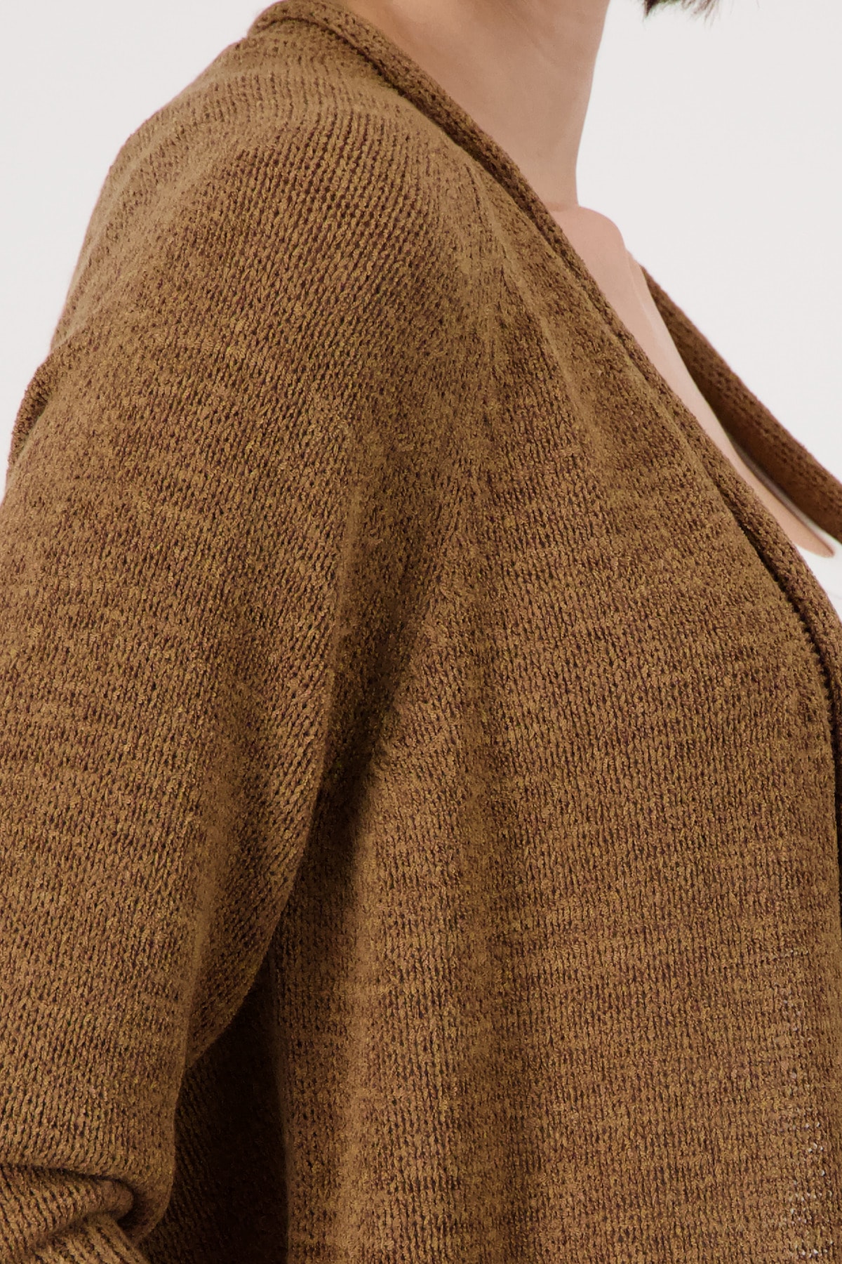 Monari Strickjacke »Jacke Stricküberwurf Basic« mit Halbarm