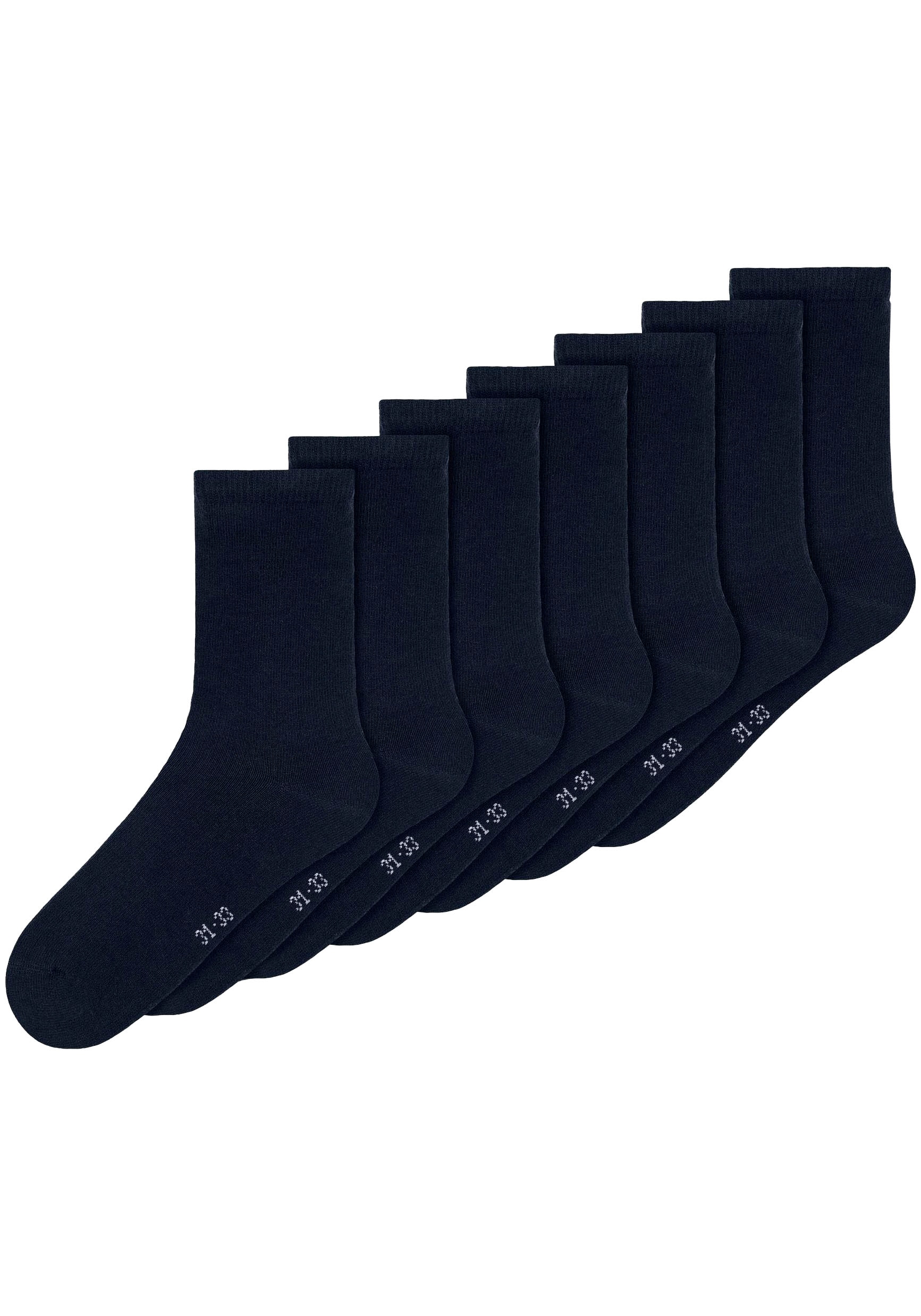 Name It Socken »NKNSOCK 7P SOLID NOOS« Packung, 7 Paar tlg.