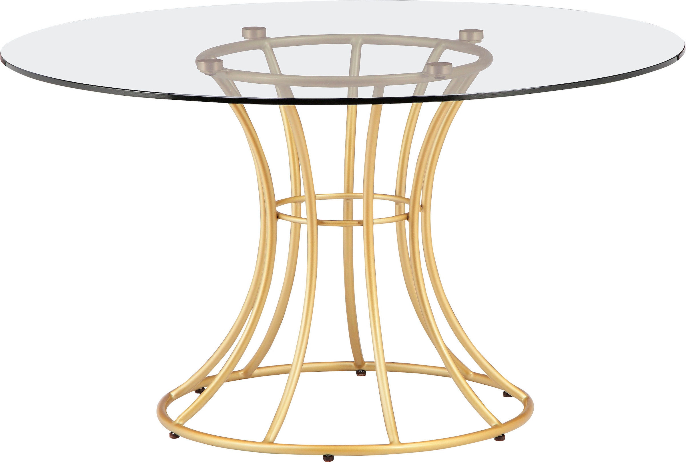 Leonique Couchtisch »Danice«, mit runder Tischplatte in modernem Design kaufen