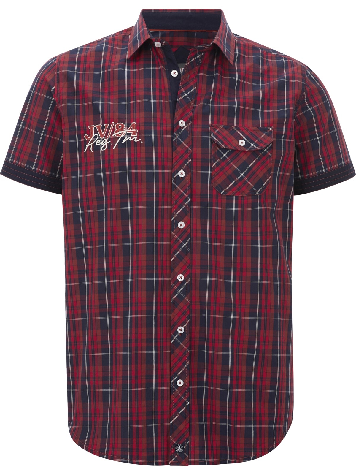 Jan Vanderstorm Karohemd »Kurzarmhemd EMYLS«