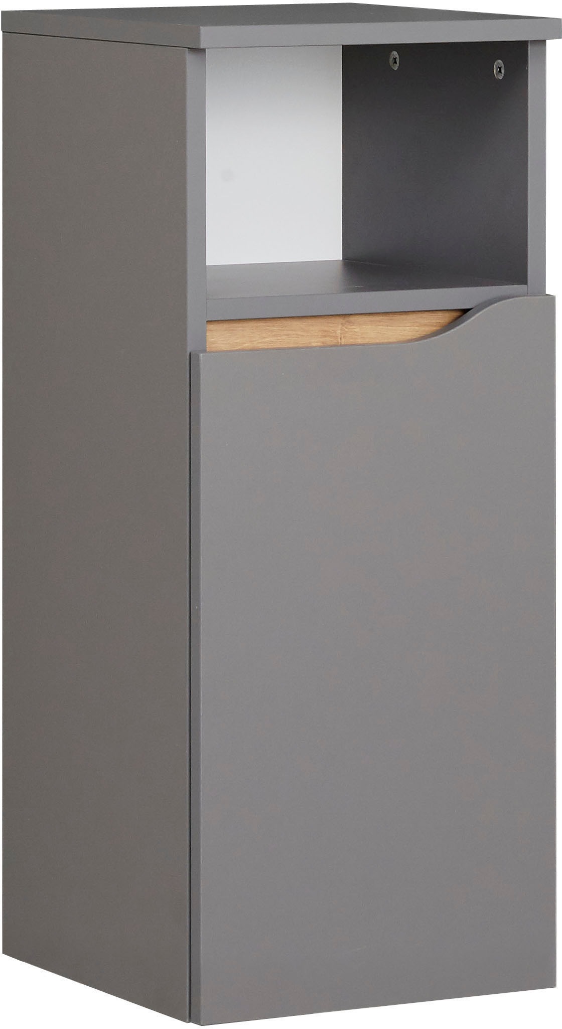 Saphir Badmöbel-Set »Quickset 5-teilig, Keramik-Aufsatzbecken mit LED-Spiegel« 7 Stk. tlg.