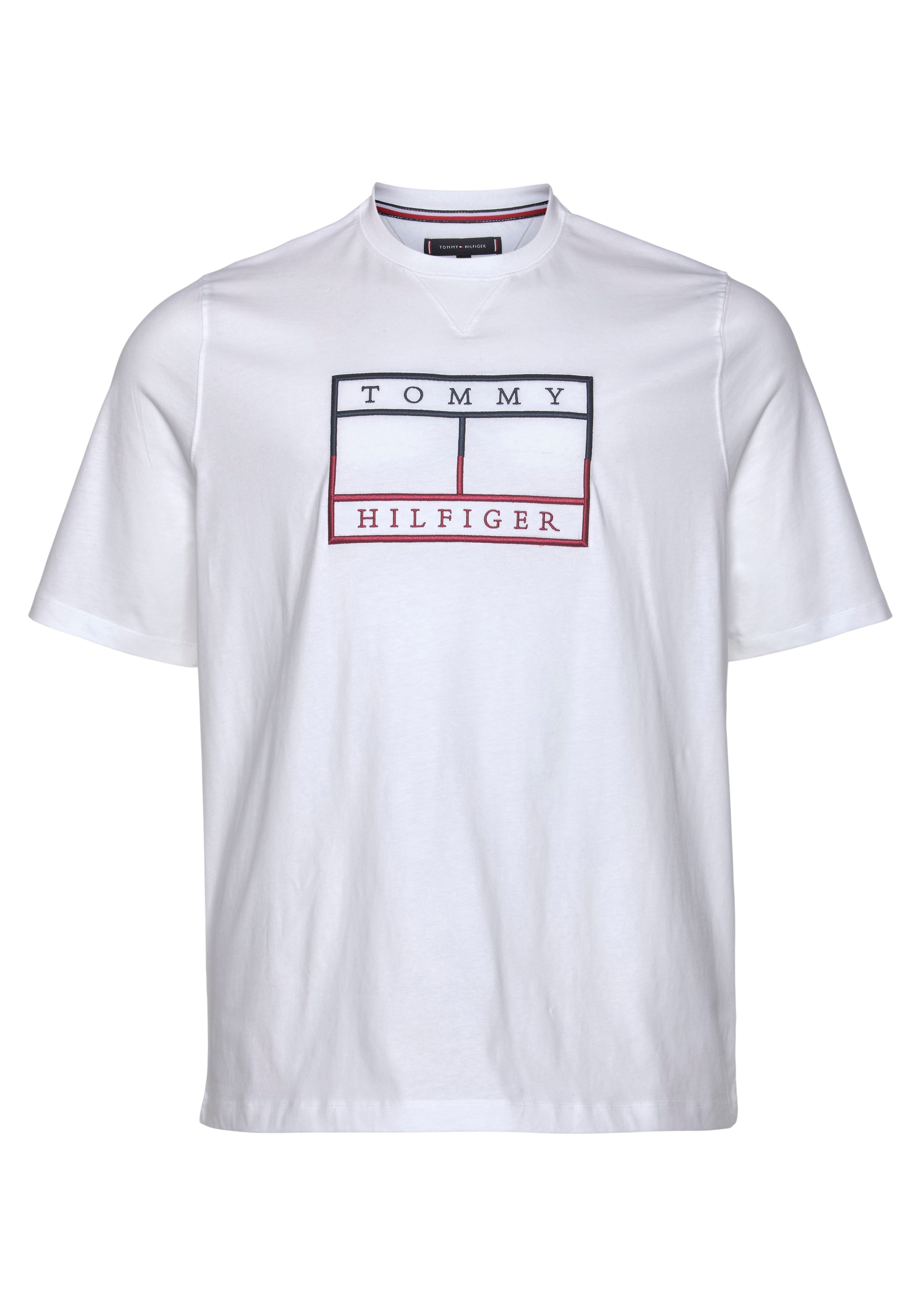 Tommy Hilfiger Big & Tall T-Shirt »BT-OUTLINE LINEAR FLAG TEE-B«