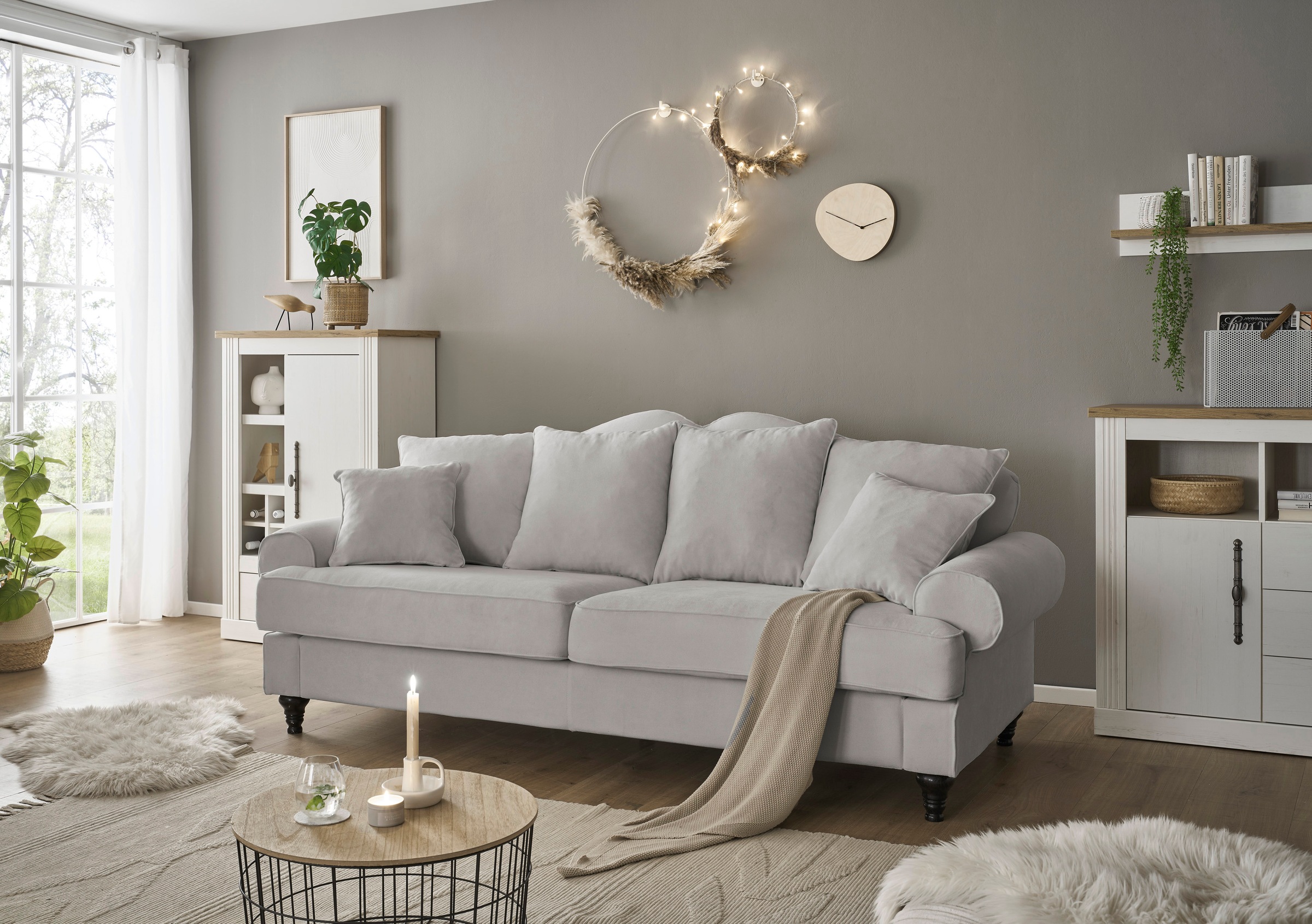 Home affaire 3,5-Sitzer »WESTMINSTER« mit Federkern-Polsterung