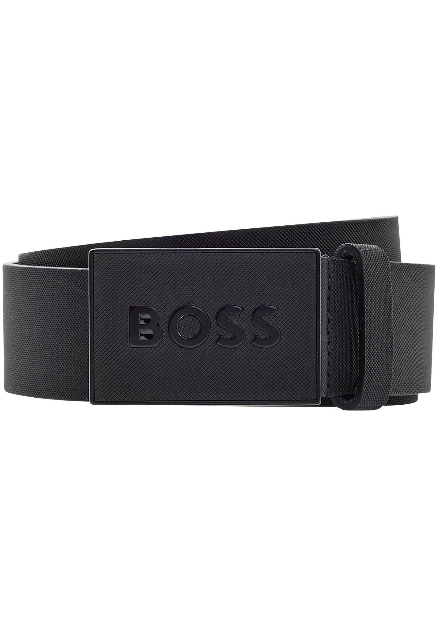 BOSS Ledergürtel »Boss_Icon-S1_Sz40« mit BOSS-Logo-Prägung auf der Koppelschließe