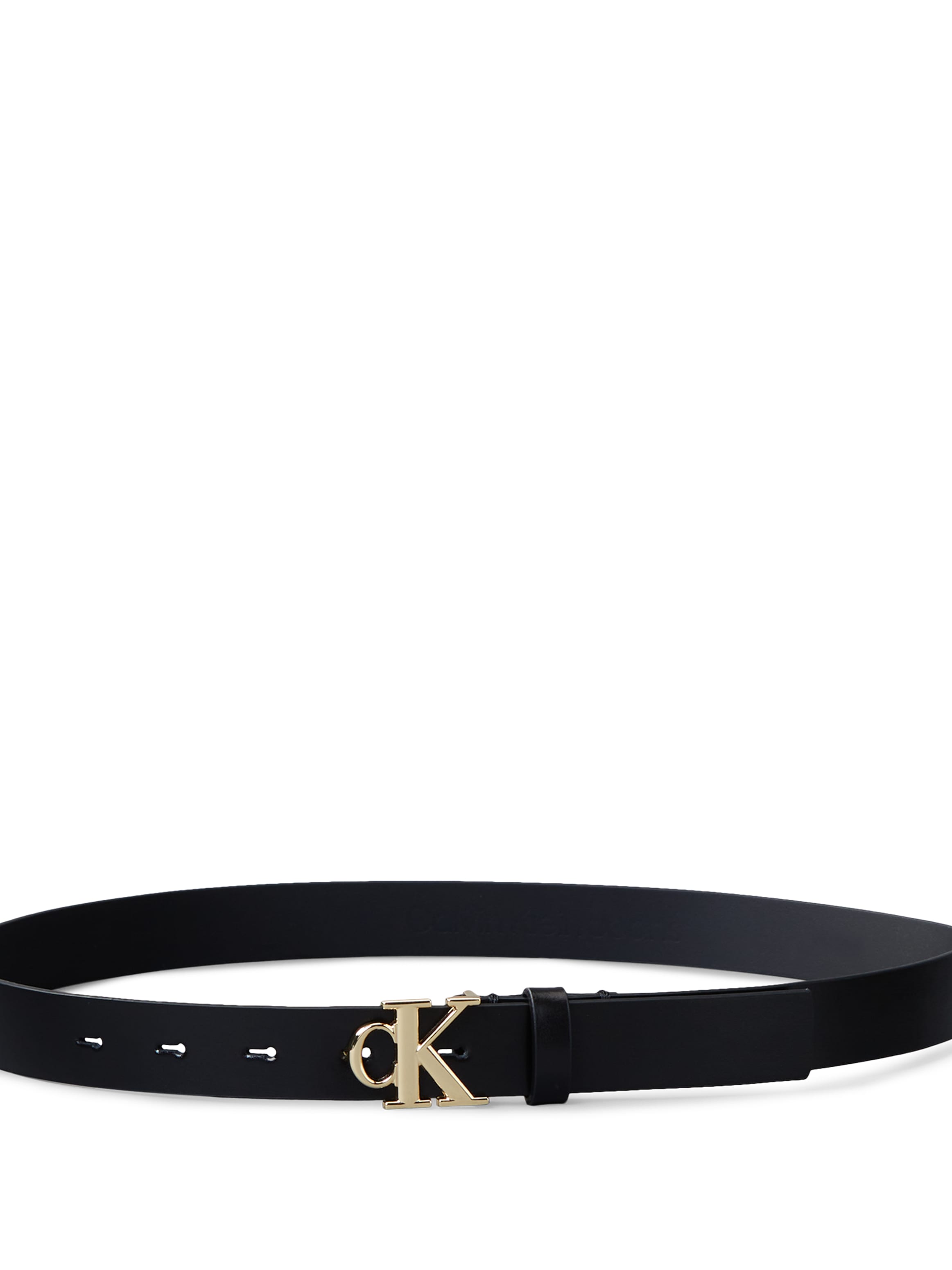 Calvin Klein Jeans Ledergürtel »Monogram Plaque Buckle 30MM«