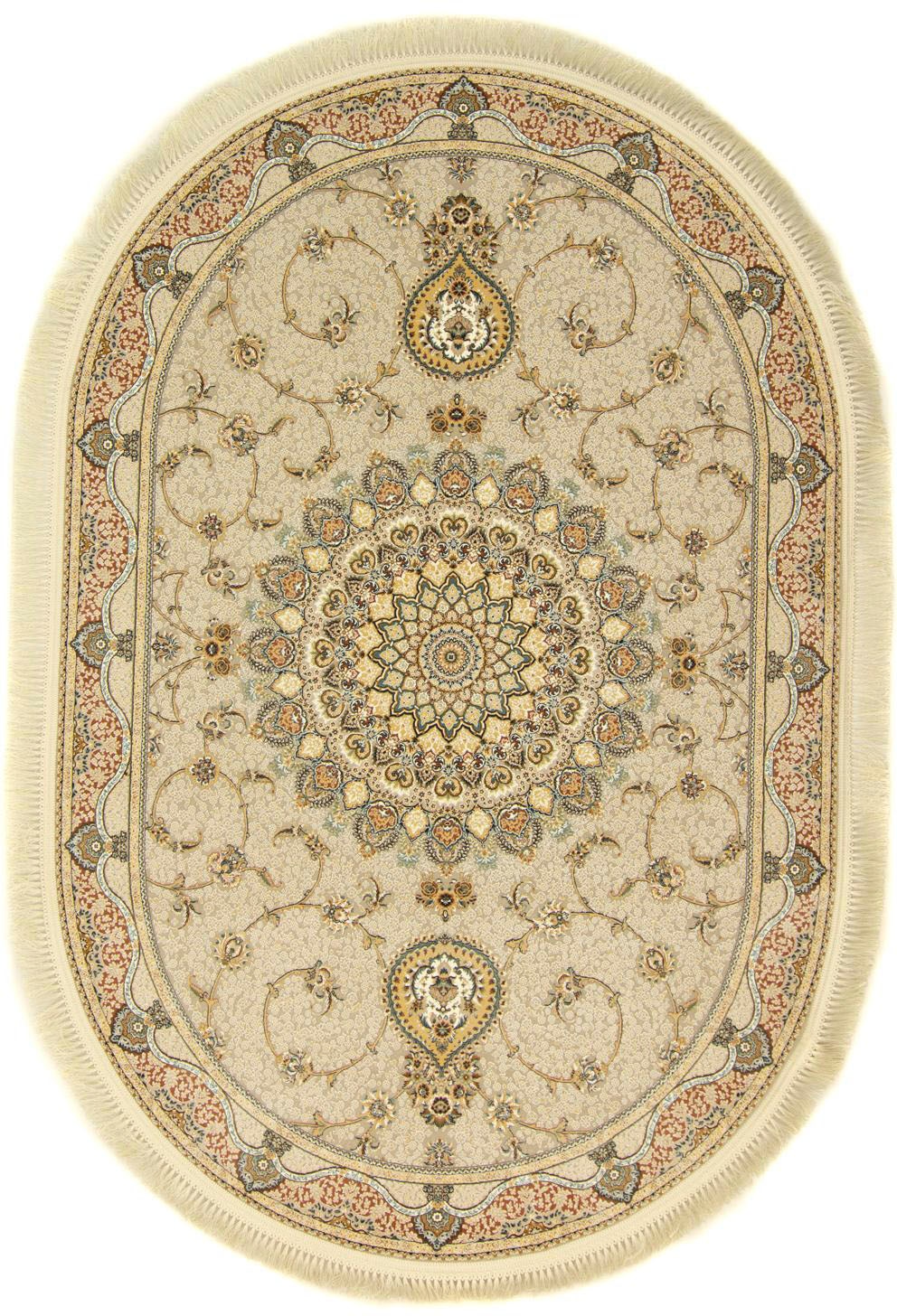 morgenland Orientteppich »Mayar«, rund, 7 mm Höhe