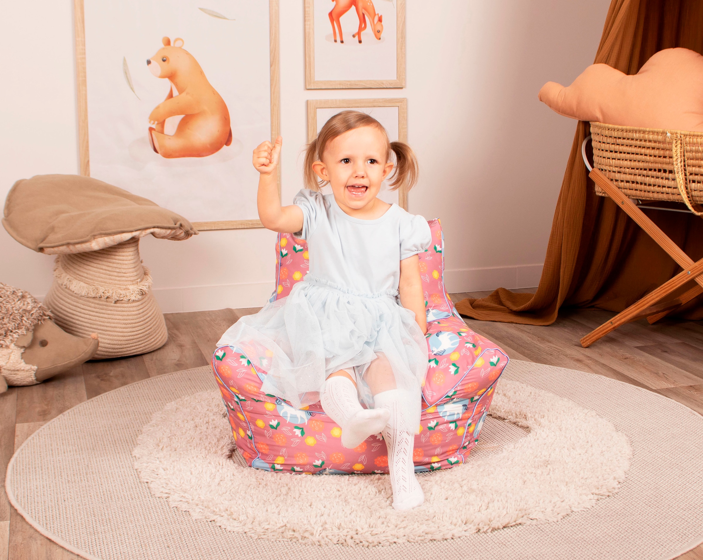 Knorrtoys® Sitzsack »Einhorn pink«, für Kinder; Made in Europe