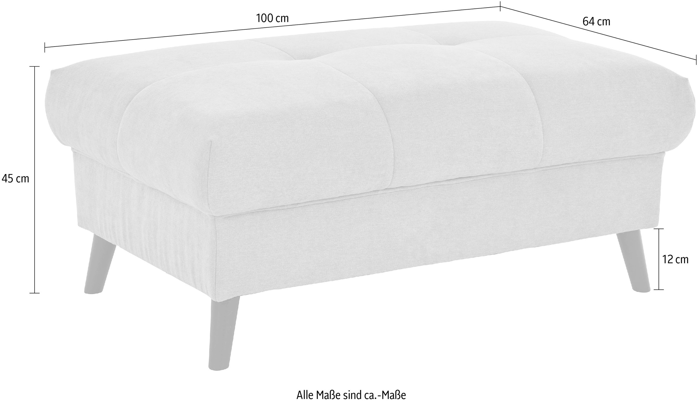 COTTA Polsterhocker »Mia«