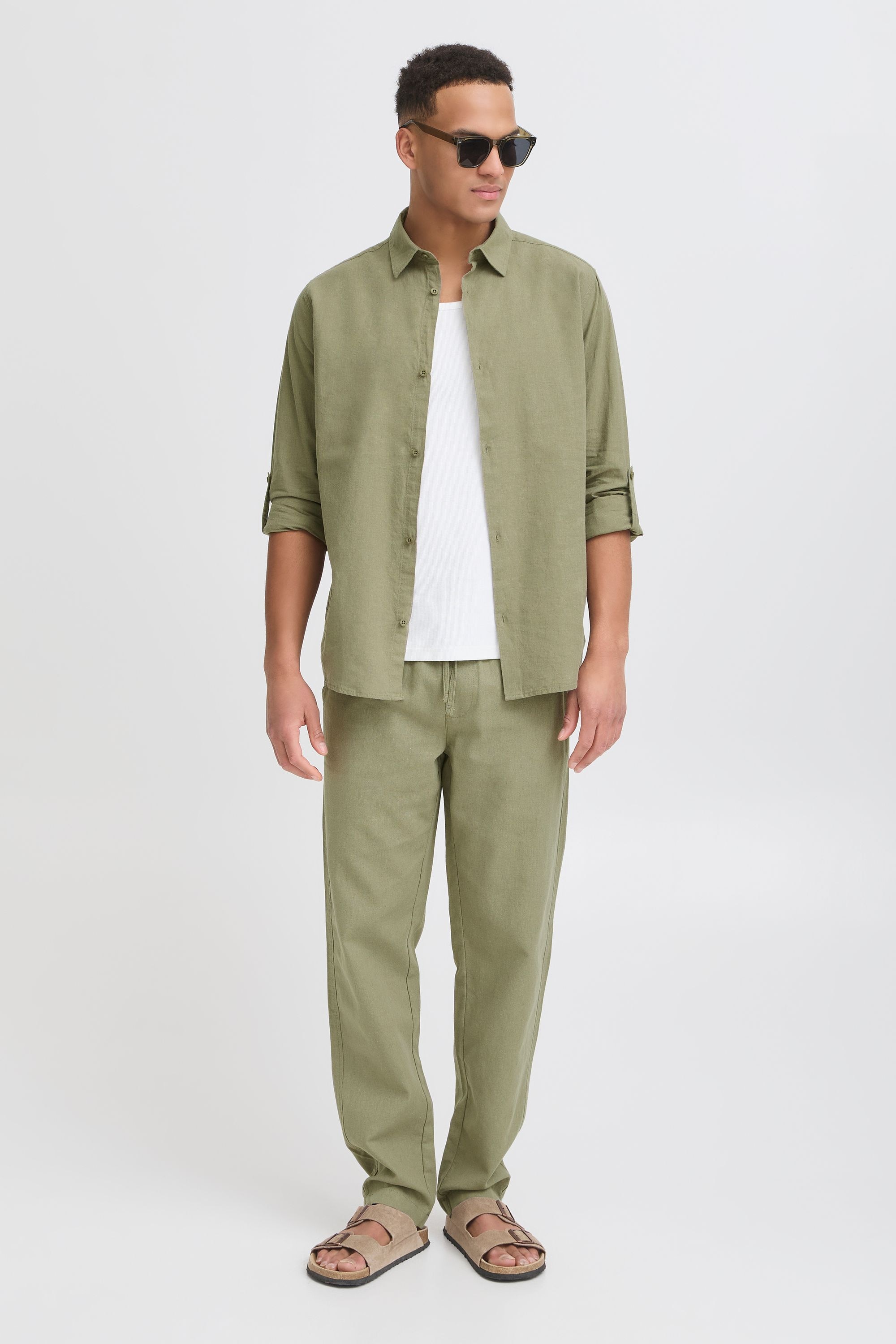 Indicode Leinenhemd »Leinenhemd IDMonko«