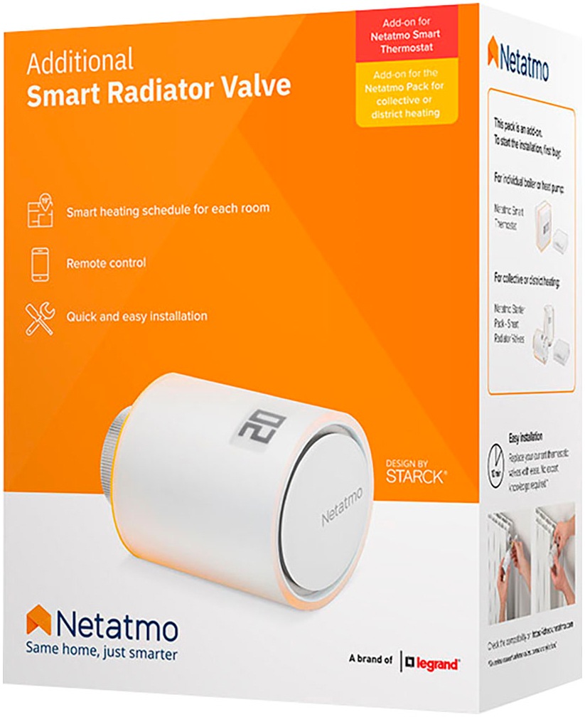 Netatmo Raumthermostat »Smartes Heizkörperthermostat«
