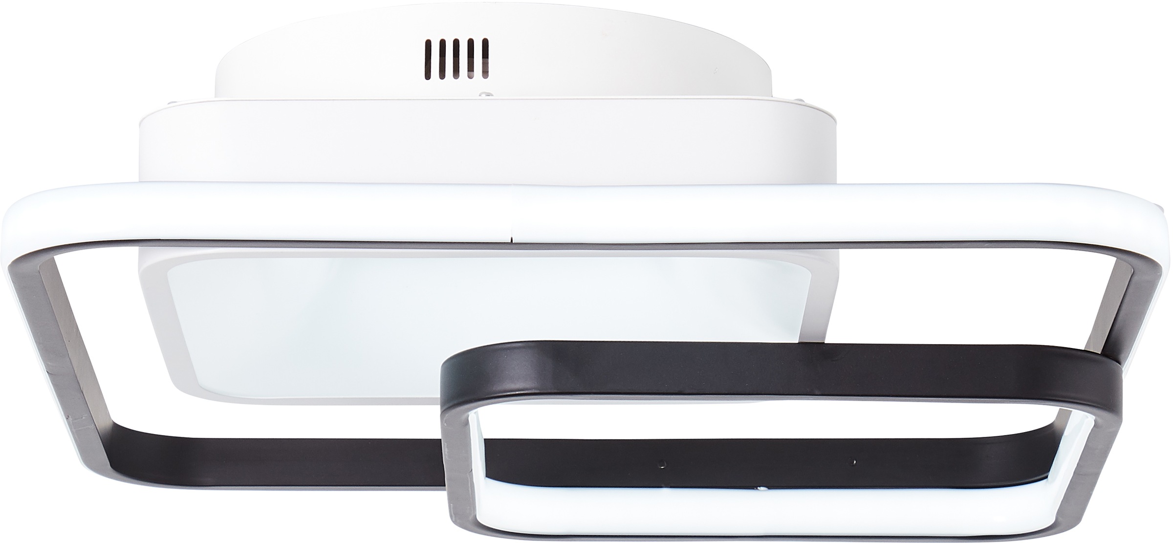 Brilliant LED Deckenleuchte »Cava« LED-Modul 1 Stk. 40 x 40 cm, dimmbar, CCT, 5000 lm, Fernbedienung, Metall, weiß/schwarz