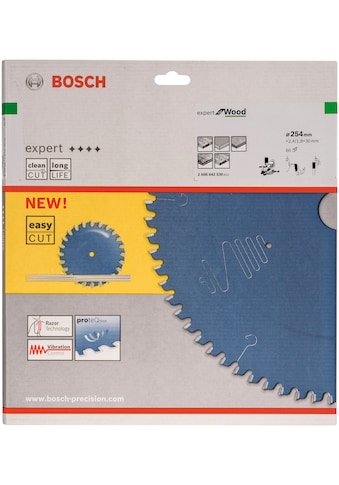 Bosch Professional Kreissägeblatt »Kreissägeblatt Expert for Wood«, 254 x 30 x 2,4 mm, 60 kaufen