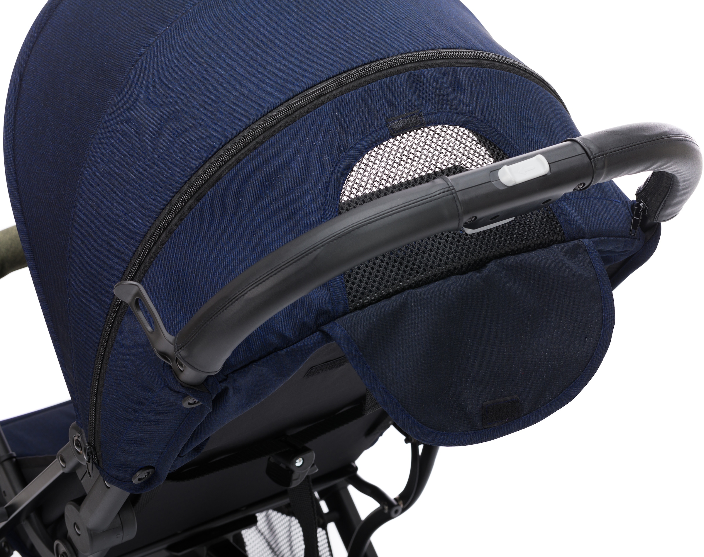 Fillikid Sport-Kinderwagen »Styler, blau melange«, mit Trolleygriff