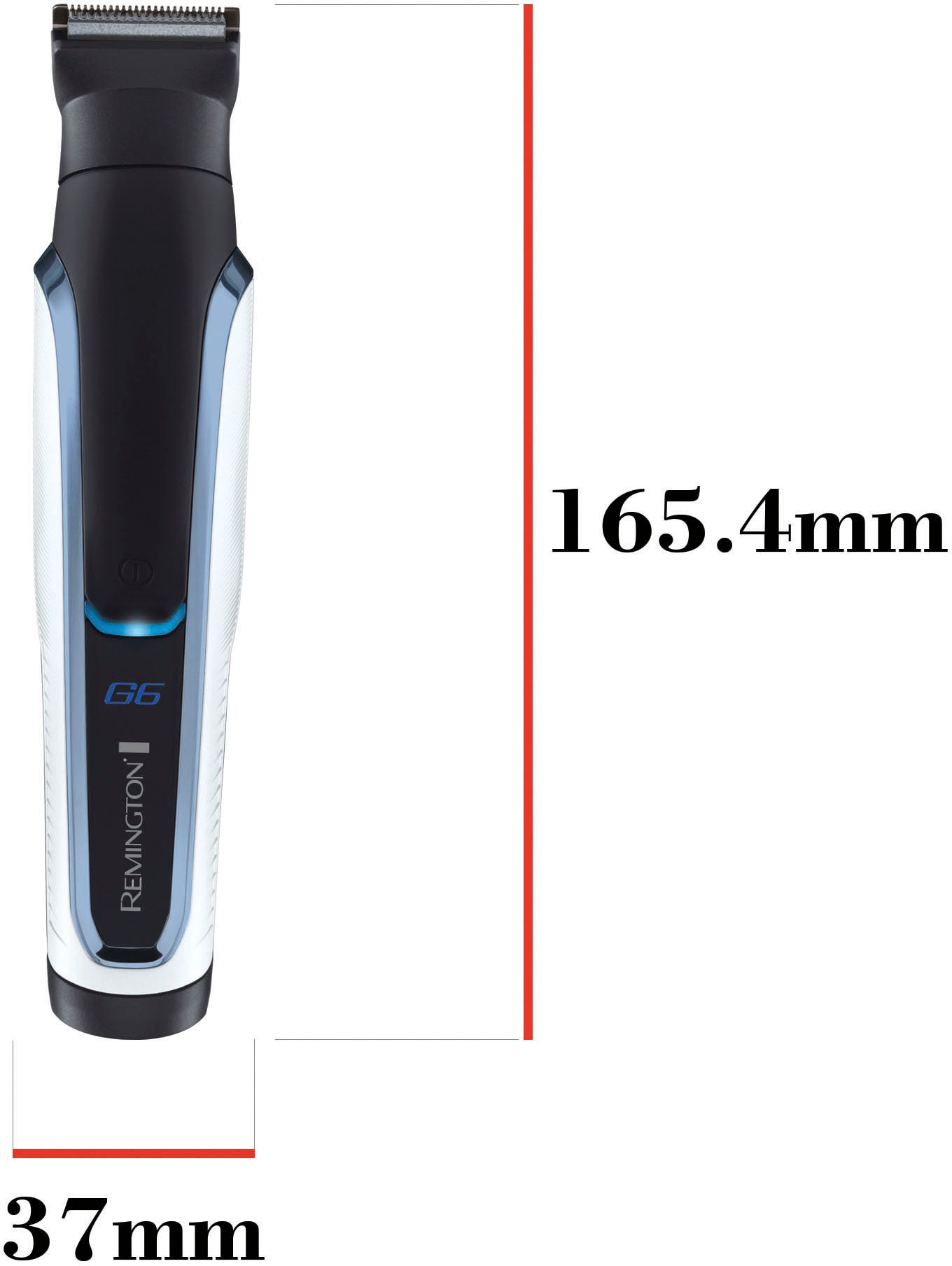 mit Remington Jahren Haar- XXL Series PG und mit Garantie 6 Aufsteckköpfen 6000«, 9 Aufsätze, Multigroomer Bartschneider 3 »Graphite