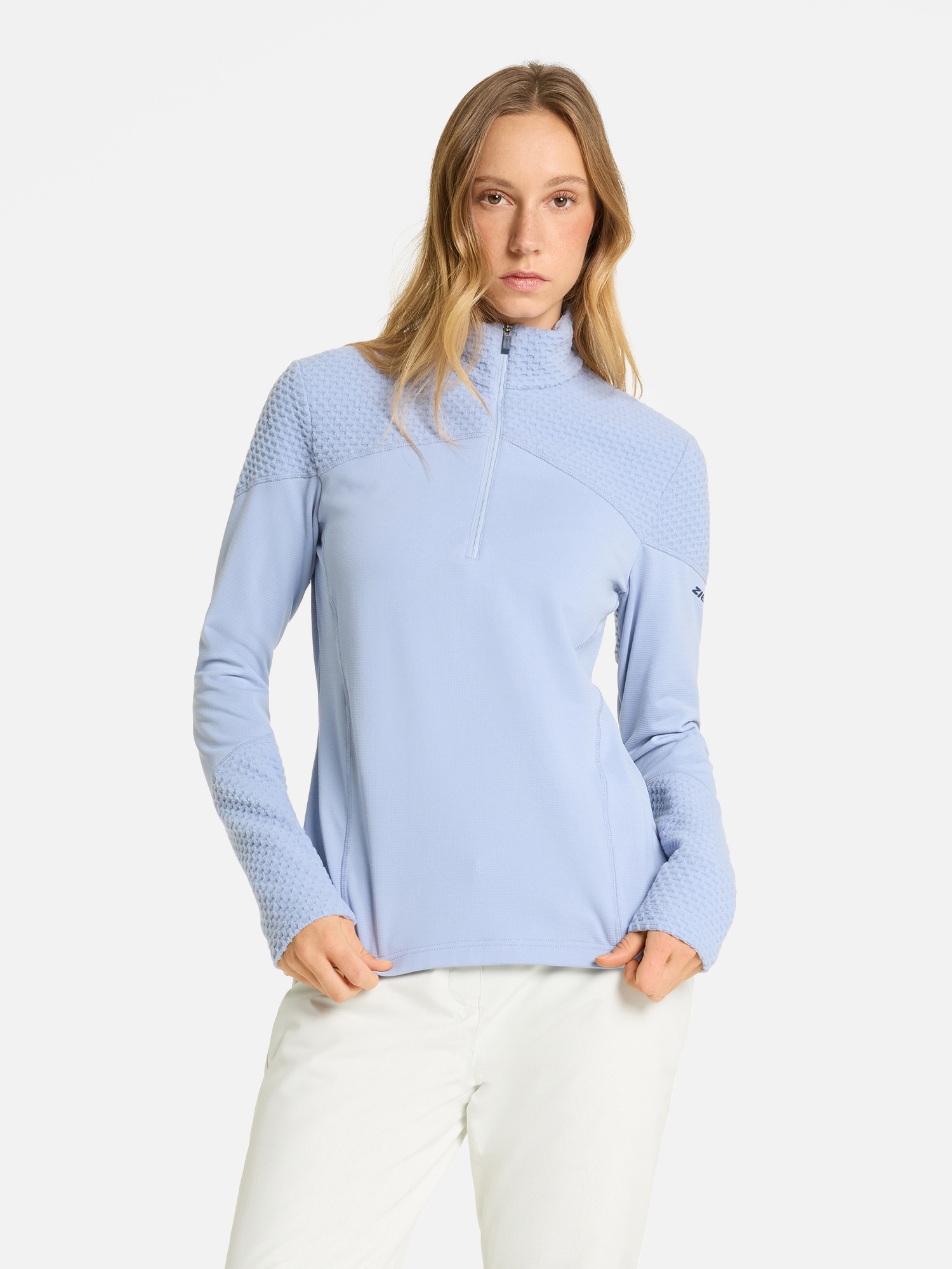 Ziener Sweatshirt »JADORA-Z DAMEN«, warm, elastisch, halber Front-Reißverschluss
