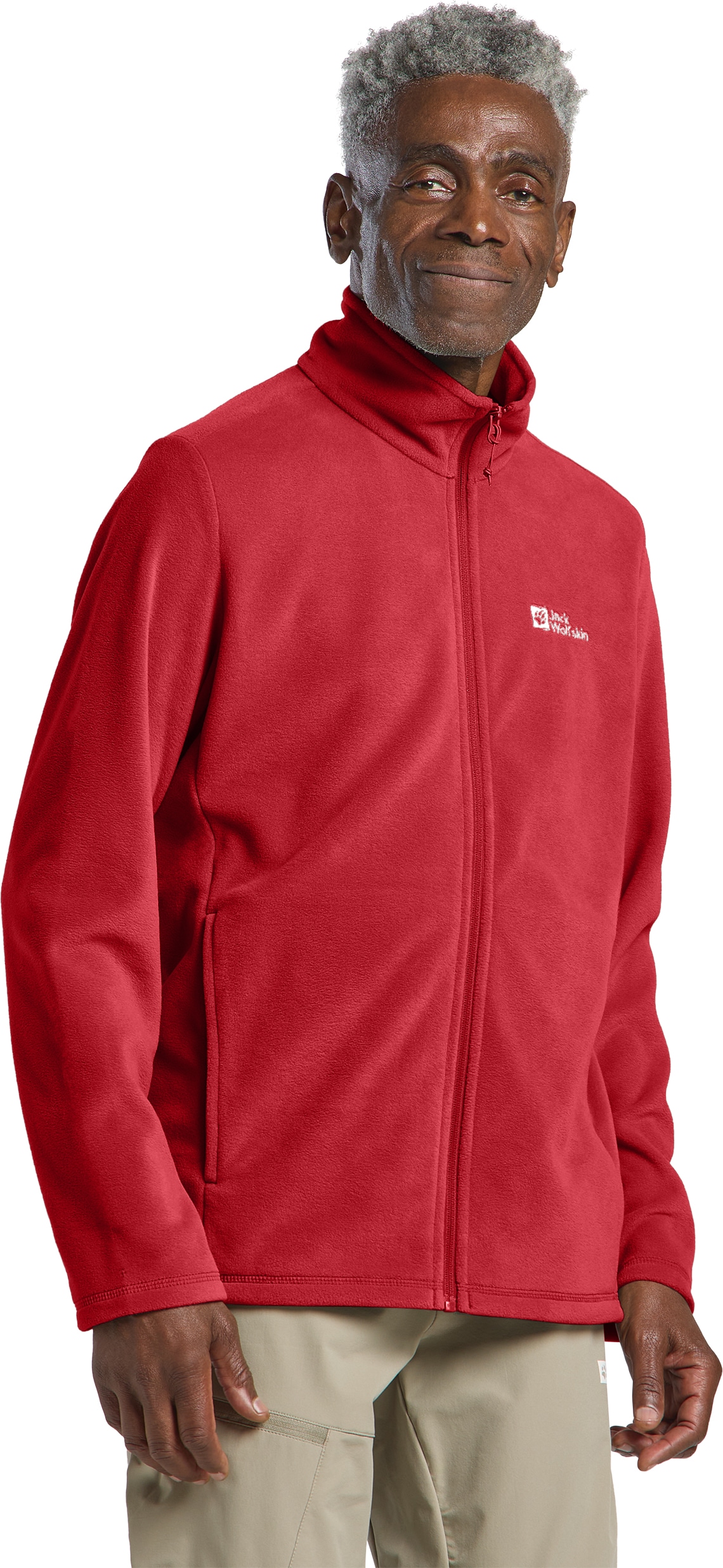 Jack Wolfskin Fleecejacke »TAUNUS FZ M«, leichter, dehnbarer, atmungsaktiver Midlayer