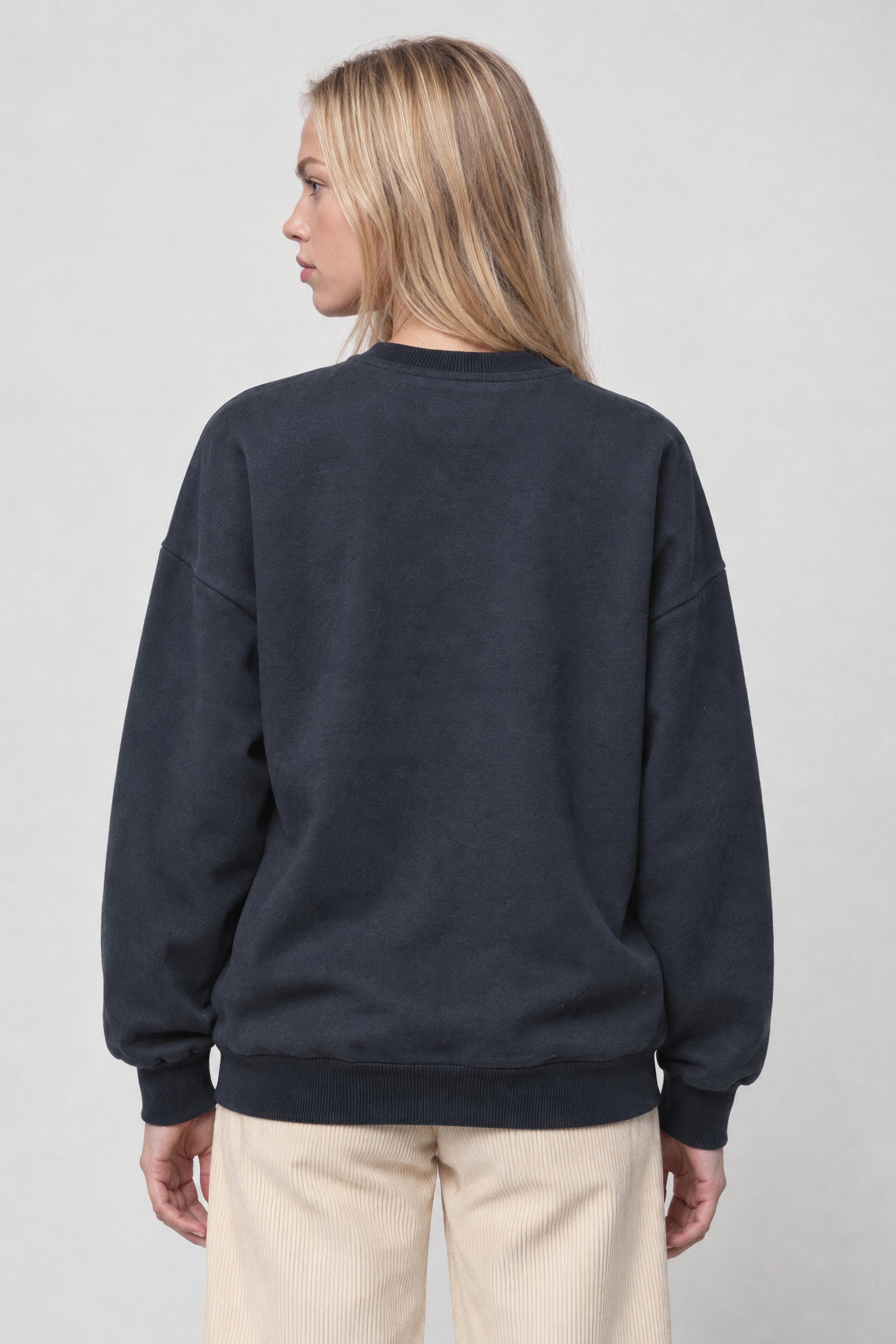 Alife & Kickin Sweatshirt , Leo-Schriftzug vorn, Rundhals, Rippbündchen, locker geschnitten
