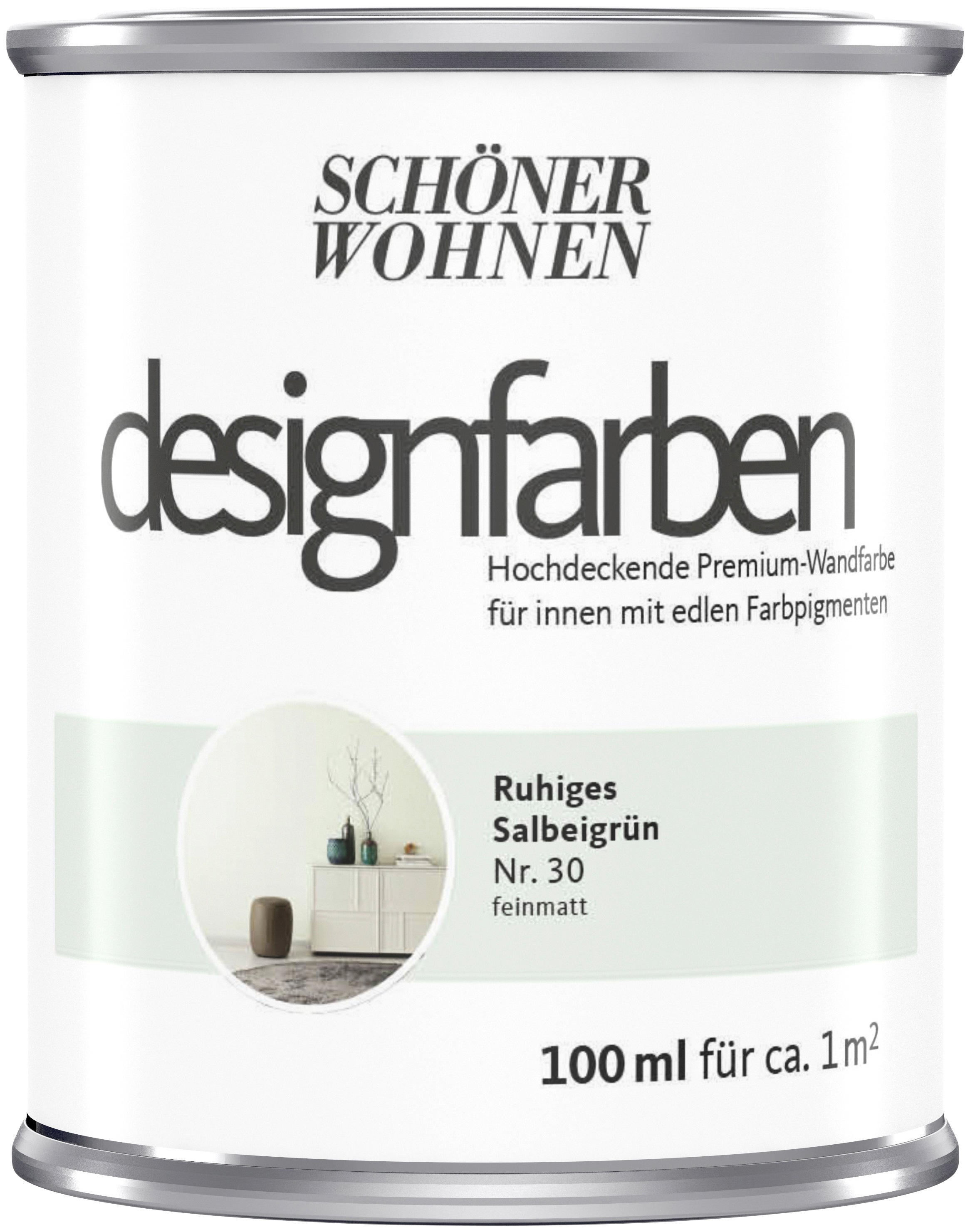 SCHÖNER WOHNEN-Kollektion Wand- und Deckenfarbe »Designfarben«, (1), 100 ml, Ruhiges... kaufen