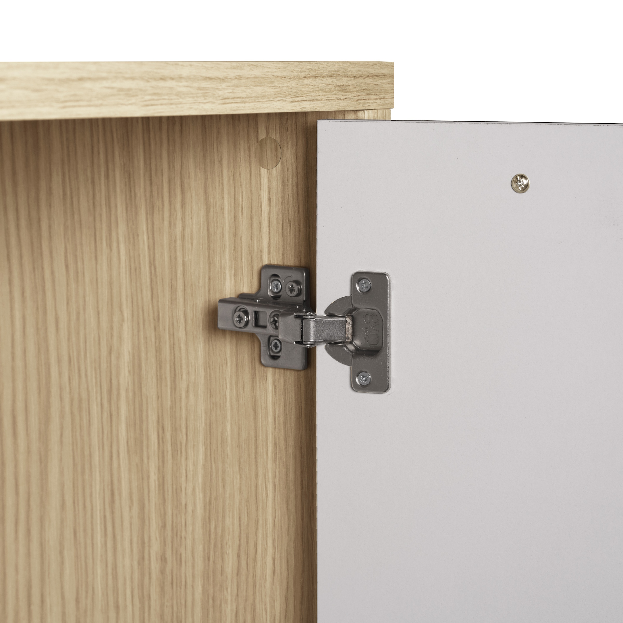 KOCHSTATION Küchenzeile »Luna, Küchenblock, Kücheninsel, Hängeschrank, Made in Italy« 3er-Set, Metallgriffe, Soft-Close-Funktion, inklusive Spüle