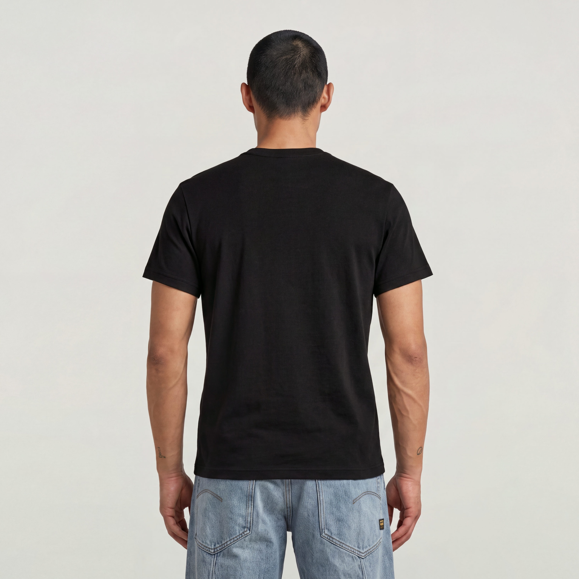 G-STAR T-Shirt »Script r t« aus Baumwolle, Regular Fit