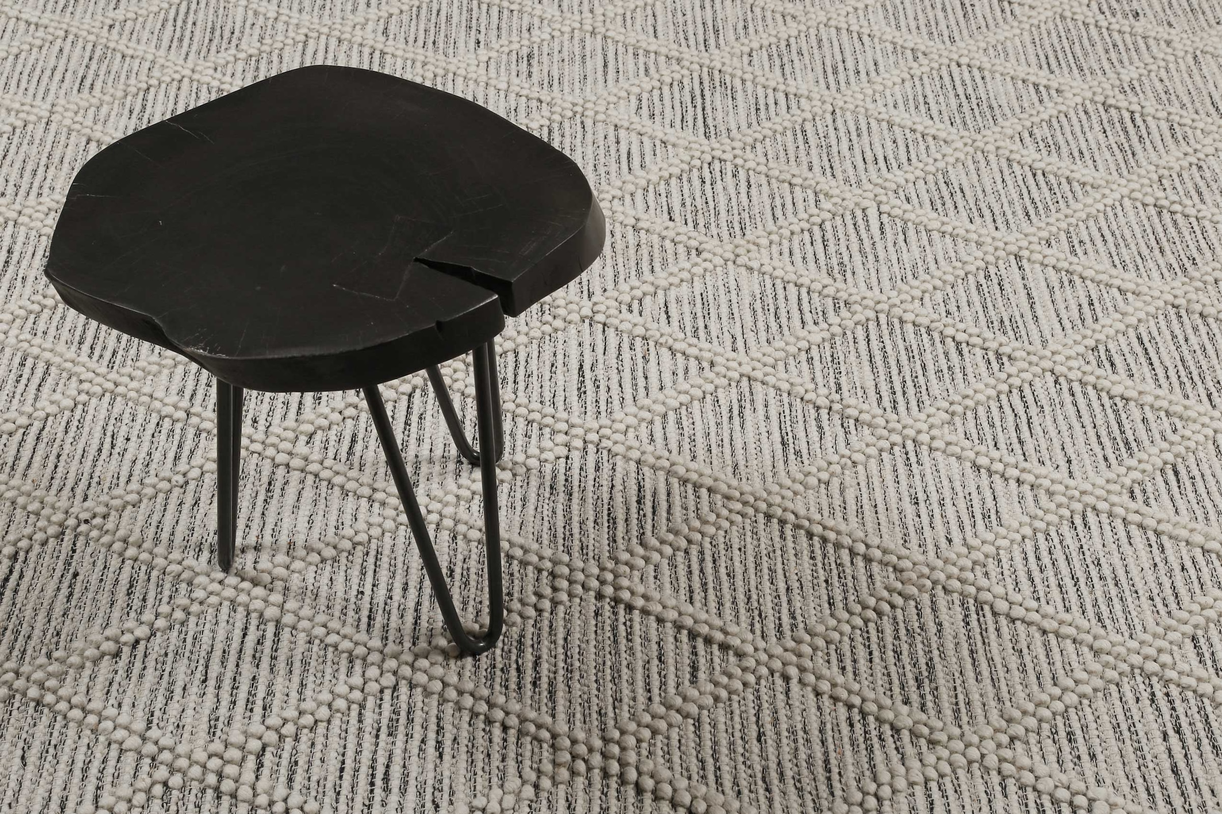 Esprit Teppich »Amy« rechteckig 8 mm Höhe Wollteppich, handgewebt, kurzflor, natürlich, geometrisch, schlicht