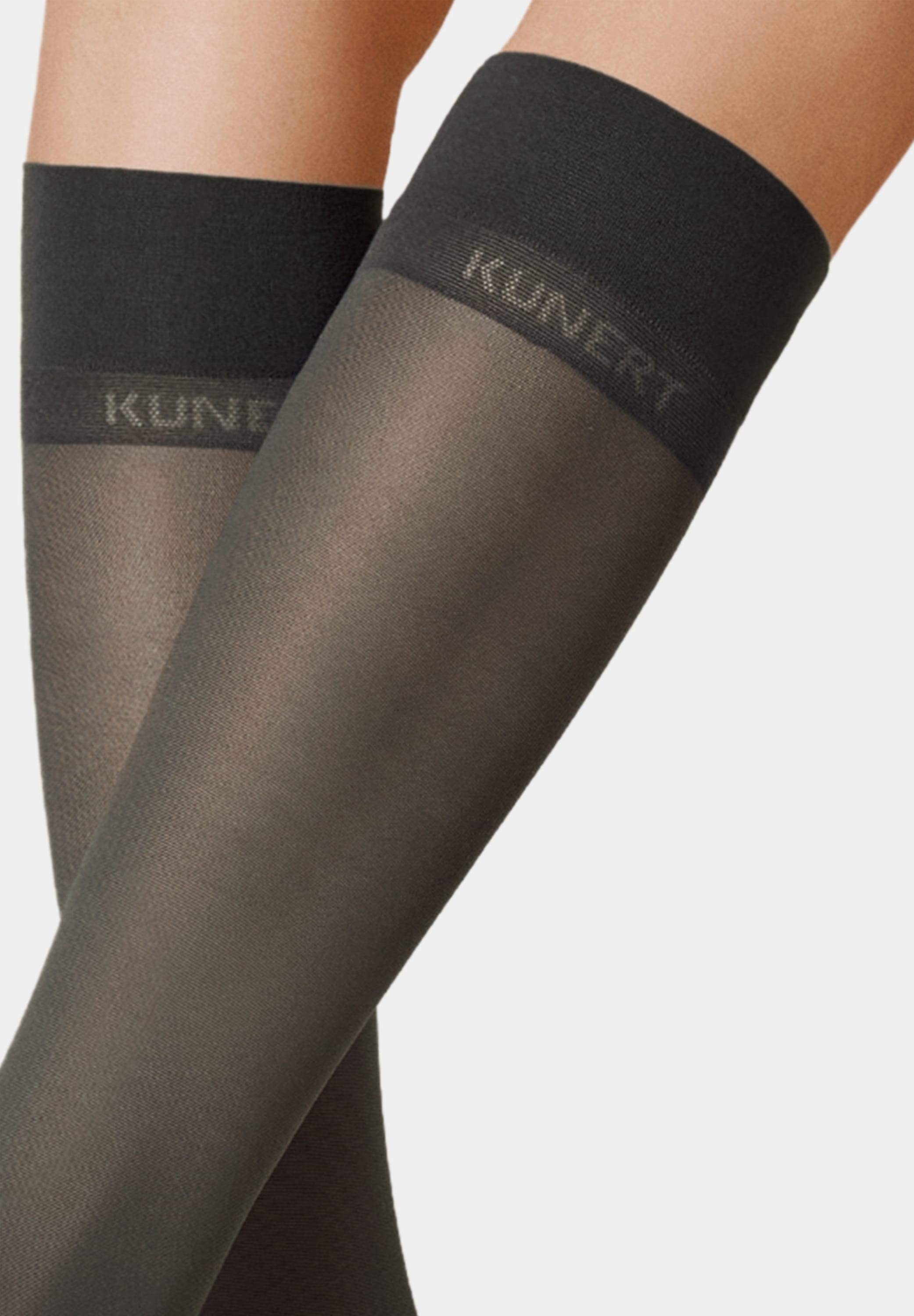 KUNERT Feinkniestrümpfe »Kniestrumpf Satin Look 40«
